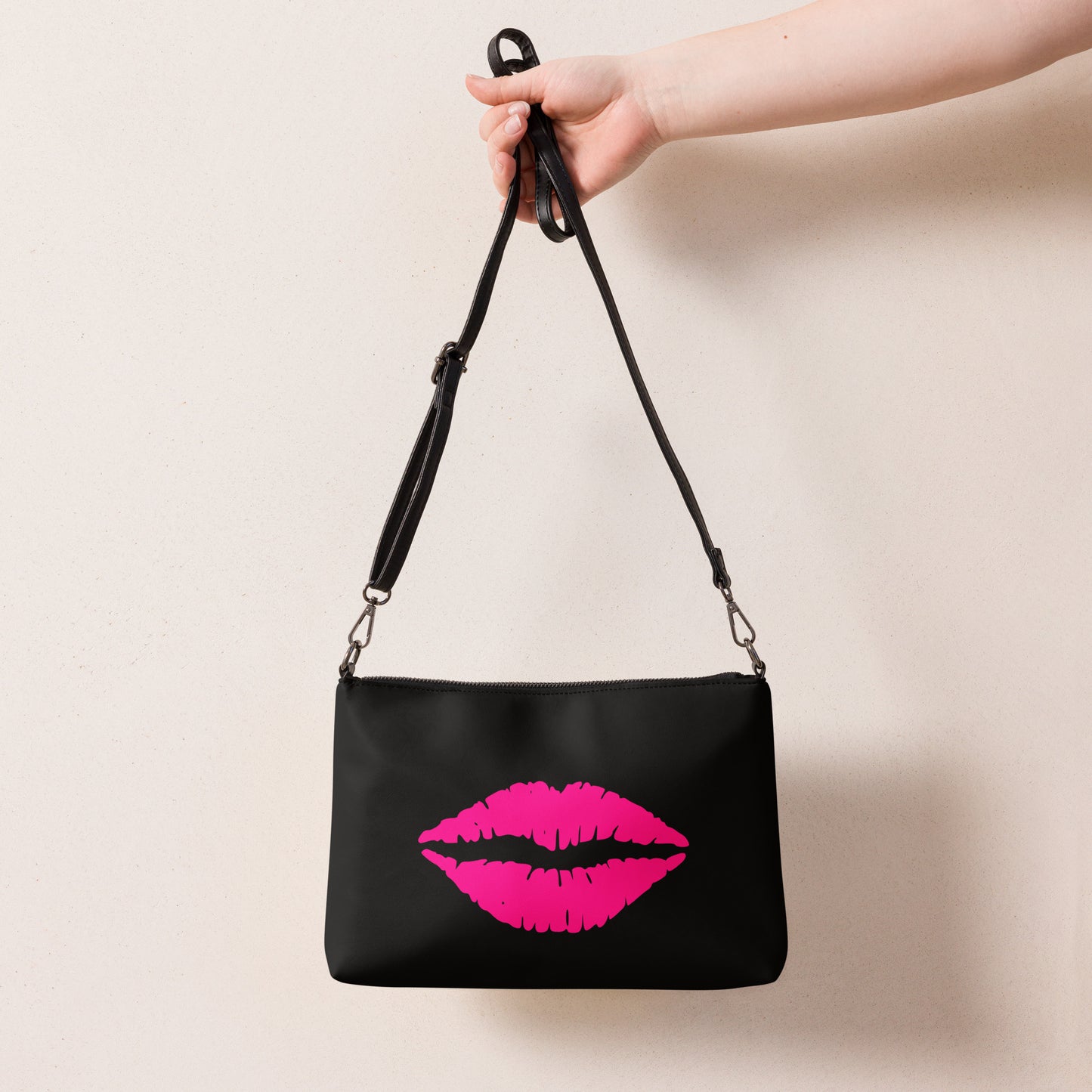 Pink lips Crossbody bag