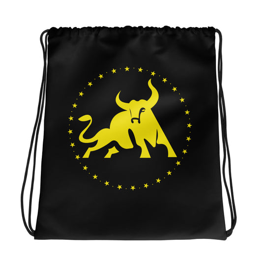 Logo Drawstring bag (Gold)