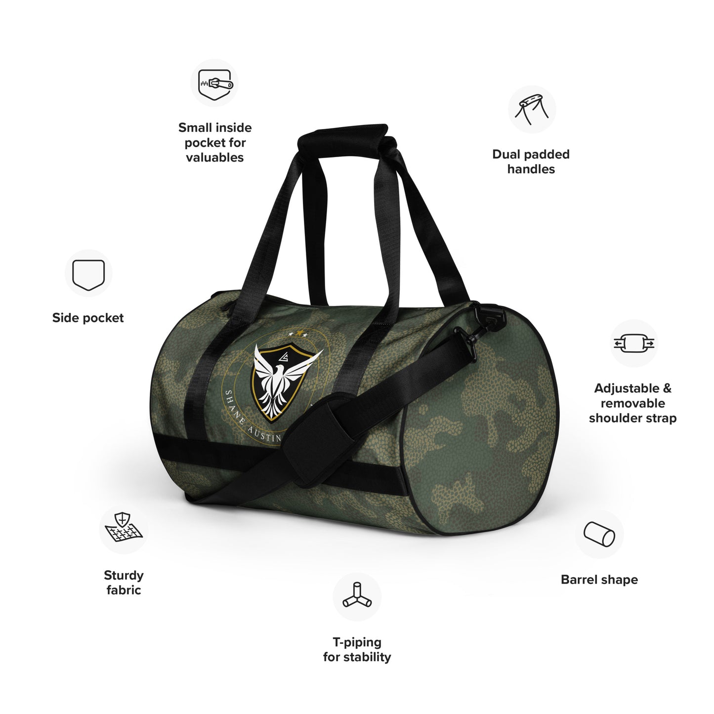 "The Mission" All-over print gym bag