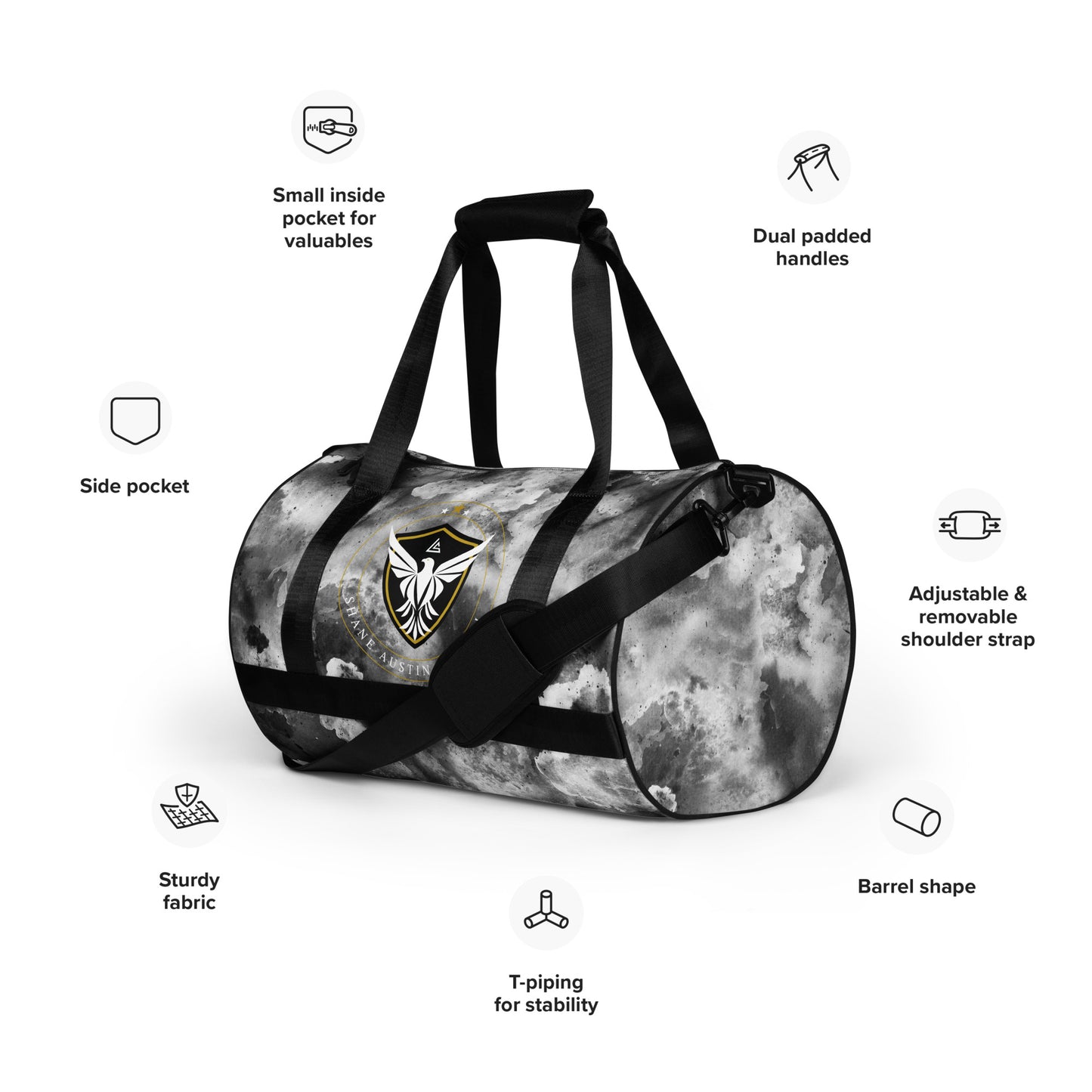 "The Mission" All-over print gym bag