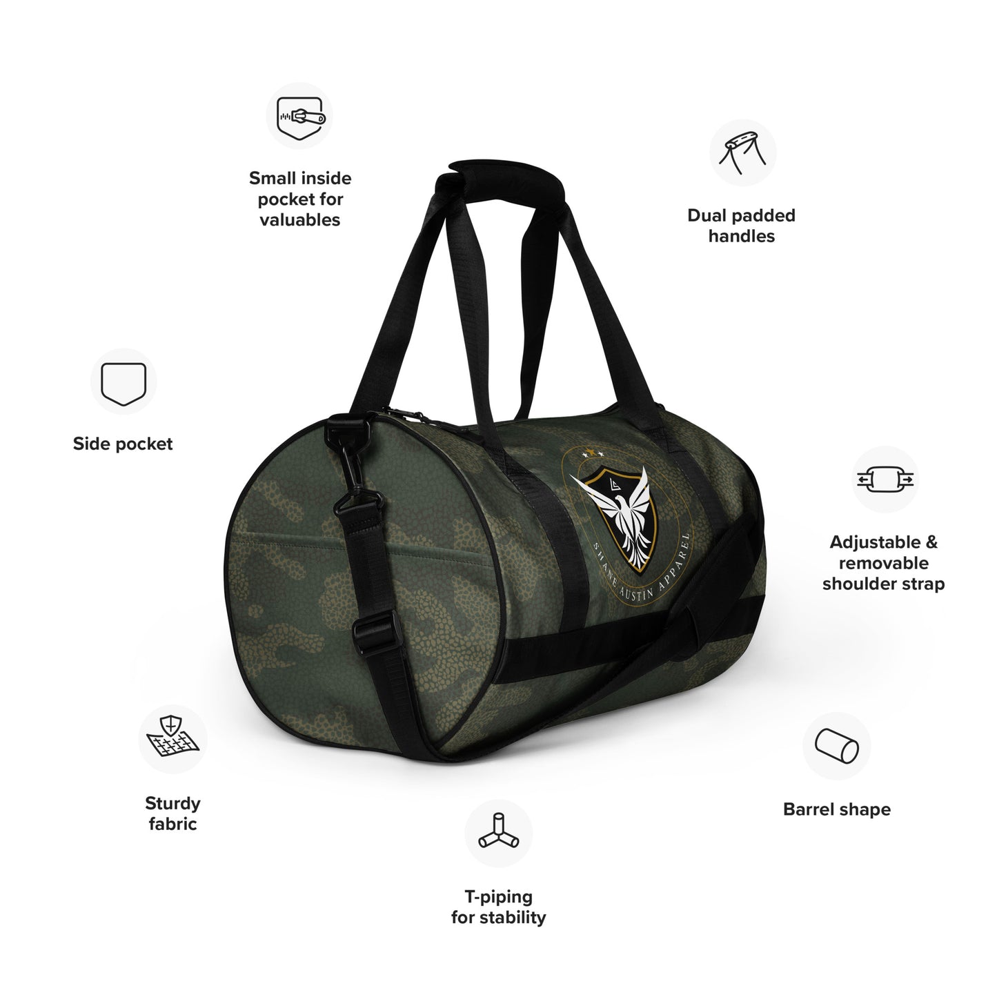 "The Mission" All-over print gym bag