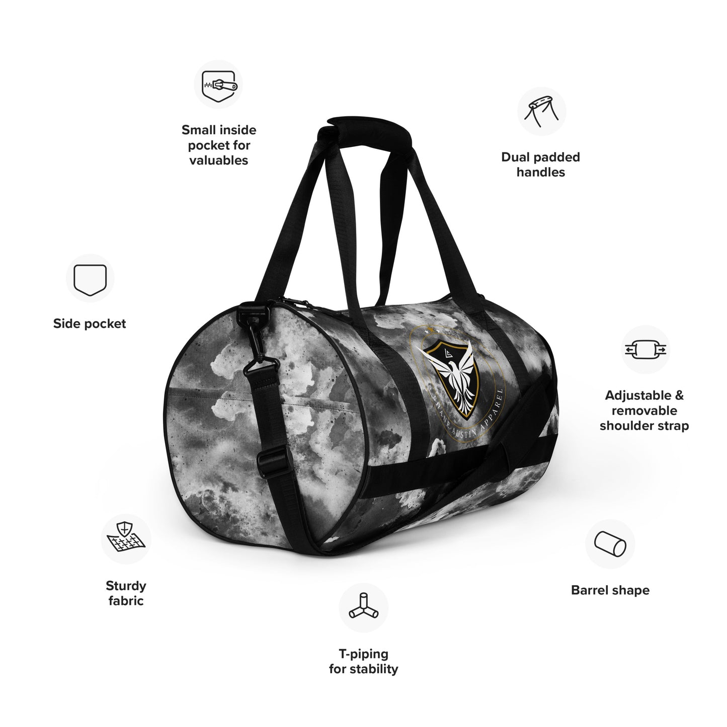 "The Mission" All-over print gym bag