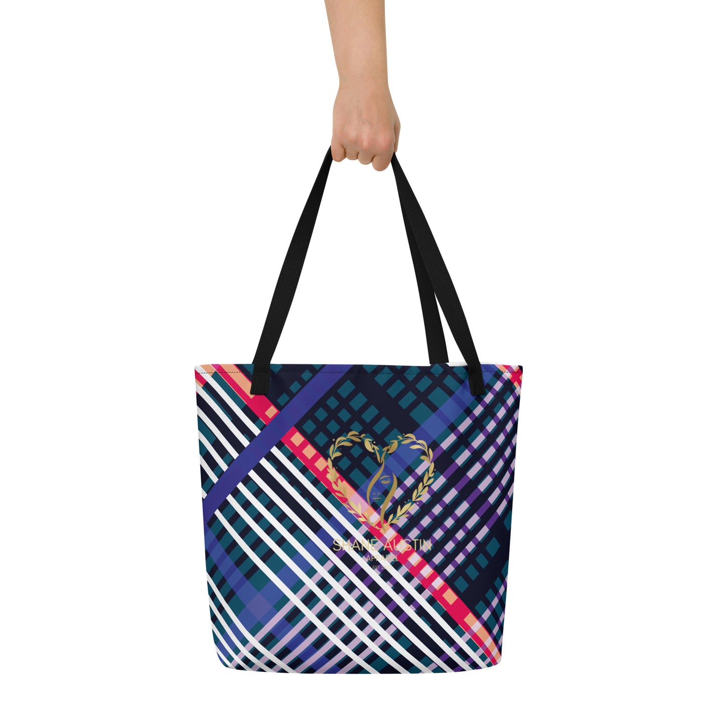 Shane Austin Apparel All-Over Print Large Tote Bag