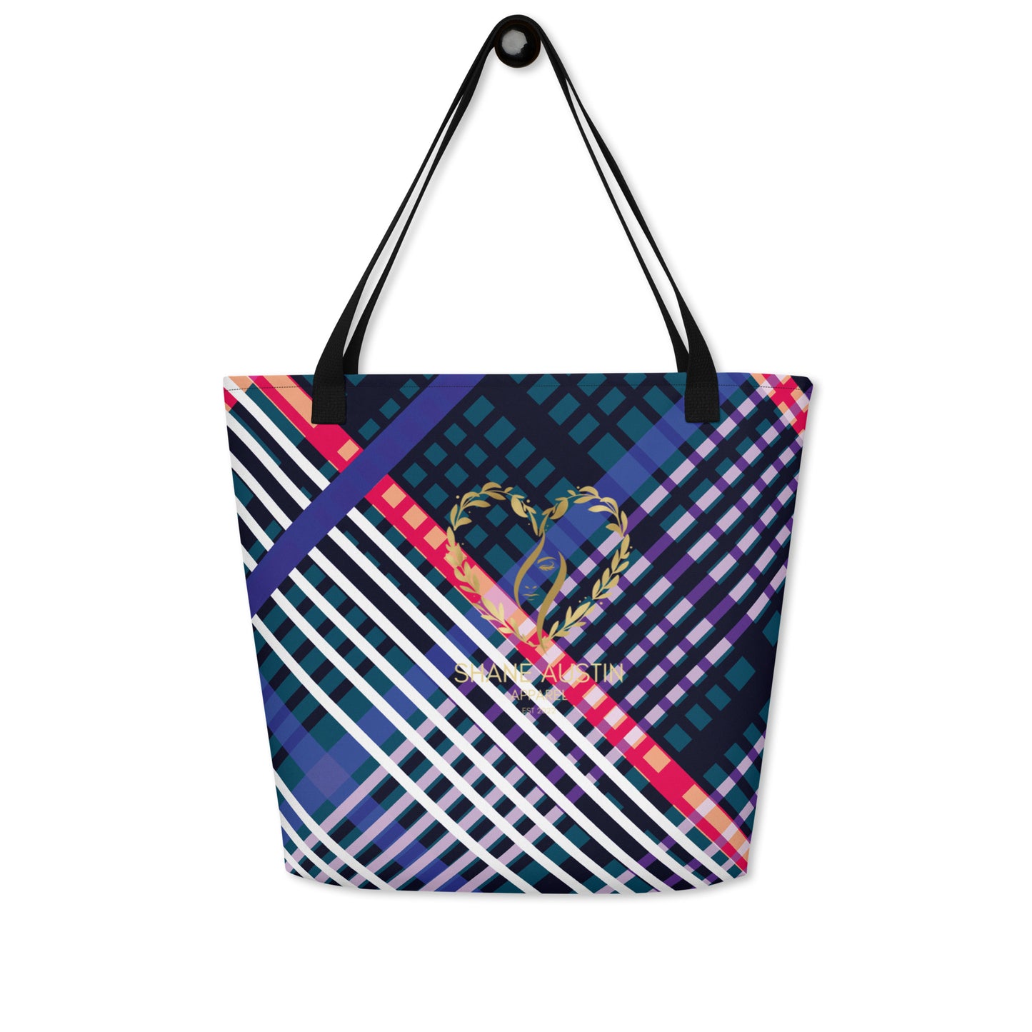 Shane Austin Apparel All-Over Print Large Tote Bag