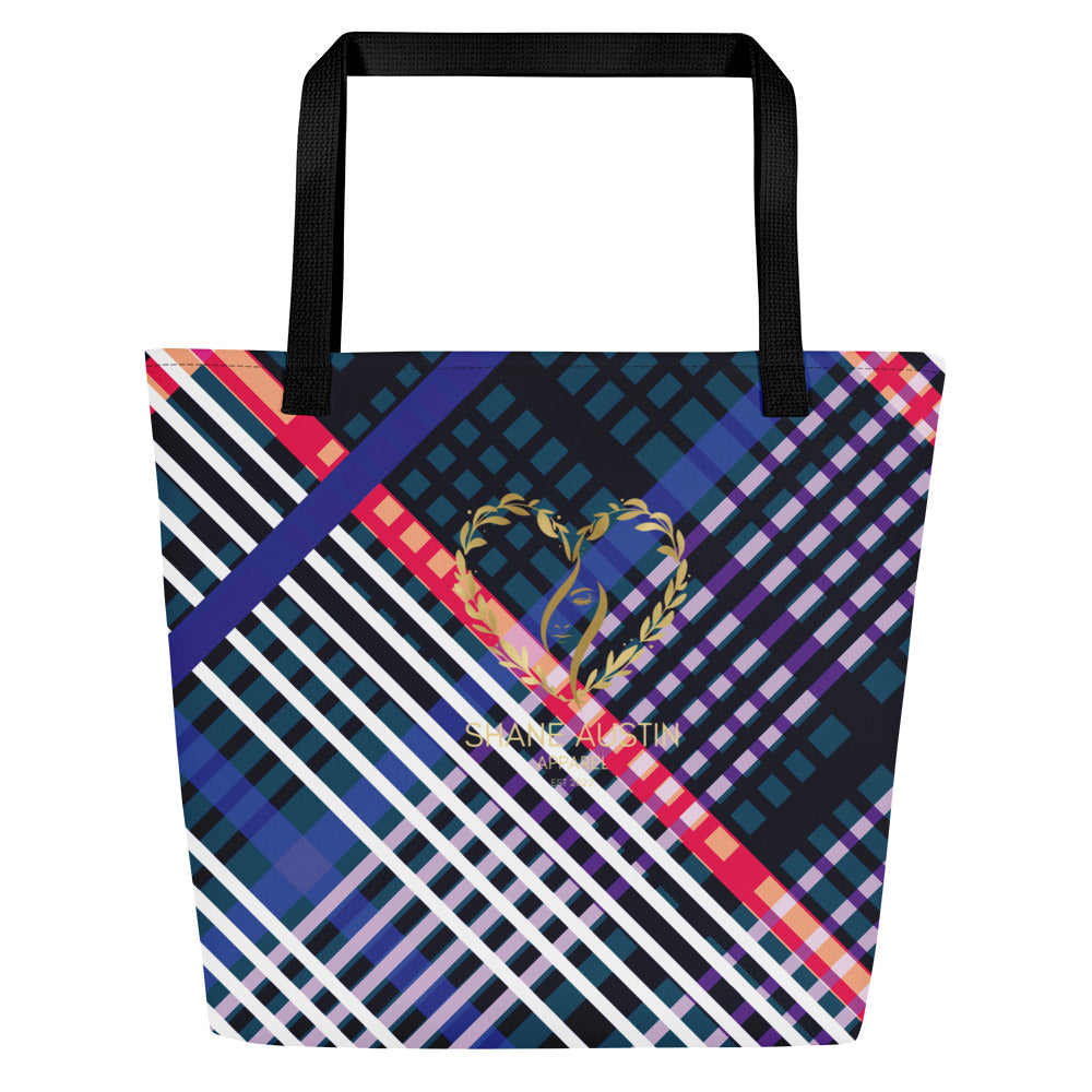 Shane Austin Apparel All-Over Print Large Tote Bag