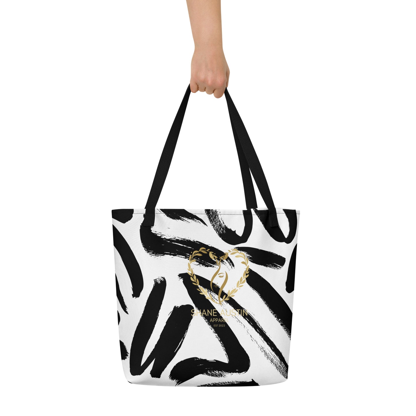 Shane Austin Apparel All-Over Print Large Tote Bag