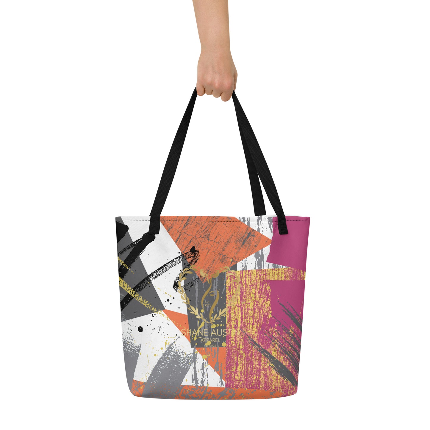 Shane Austin Apparel All-Over Print Large Tote Bag