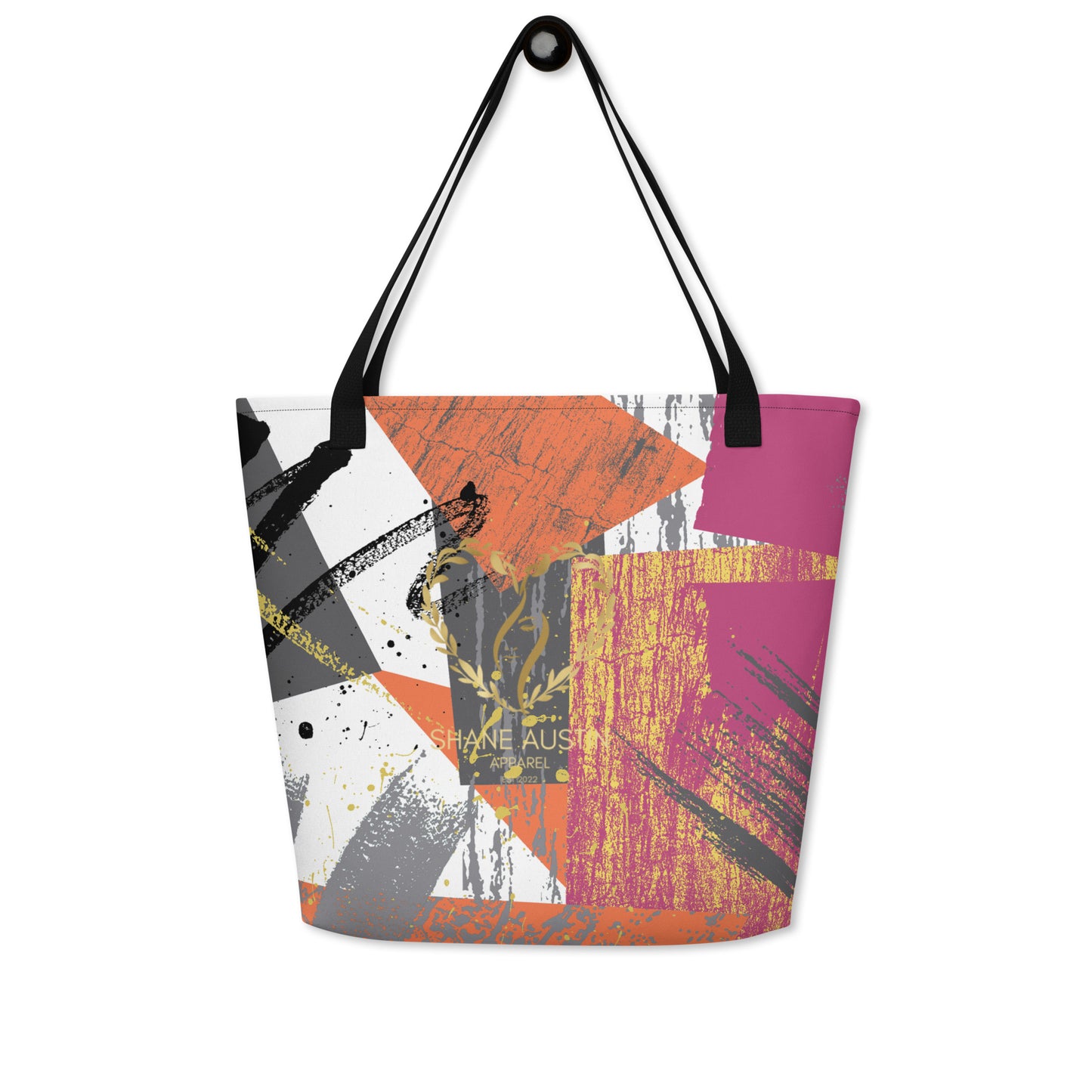 Shane Austin Apparel All-Over Print Large Tote Bag