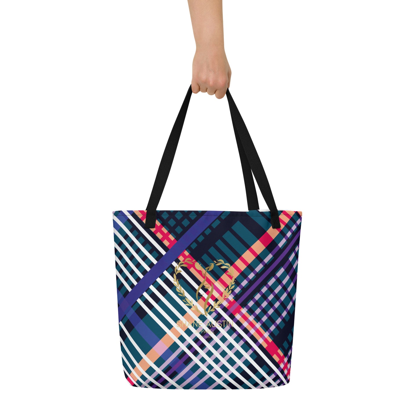 Shane Austin Apparel All-Over Print Large Tote Bag