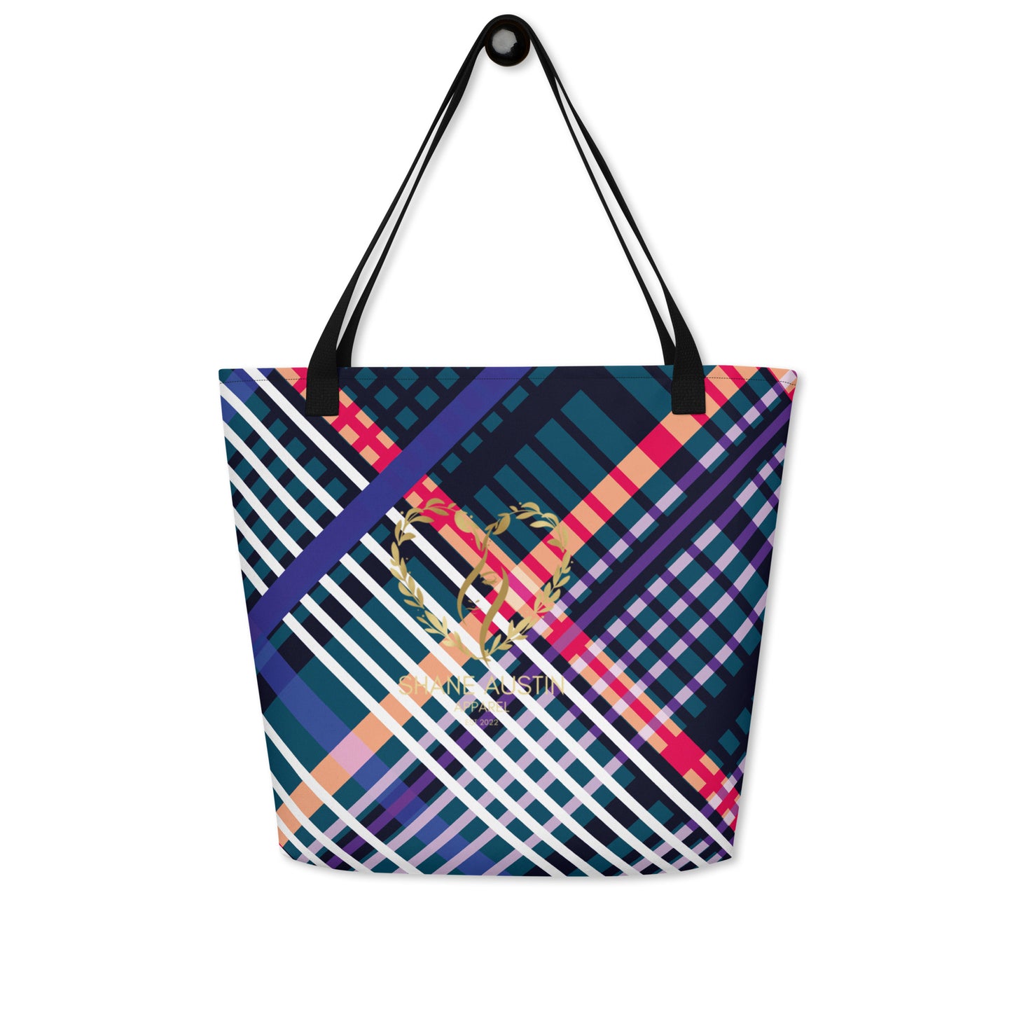 Shane Austin Apparel All-Over Print Large Tote Bag