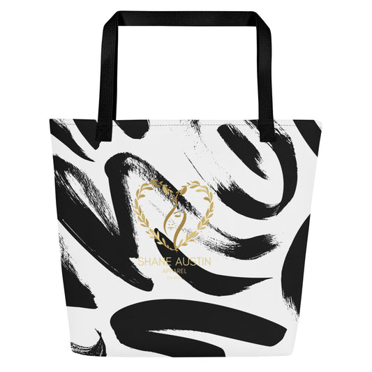 Shane Austin Apparel All-Over Print Large Tote Bag