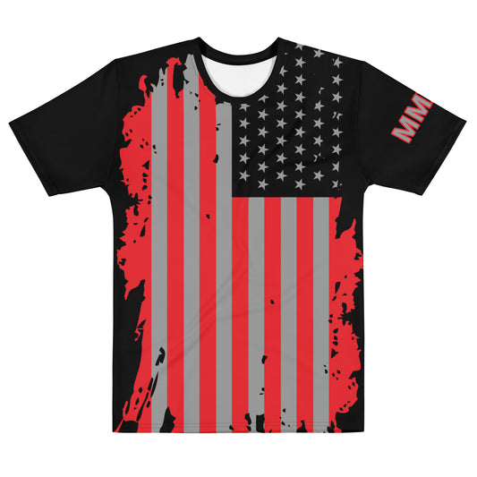 Red and Gray Flag MMXXII Men's t-shirt