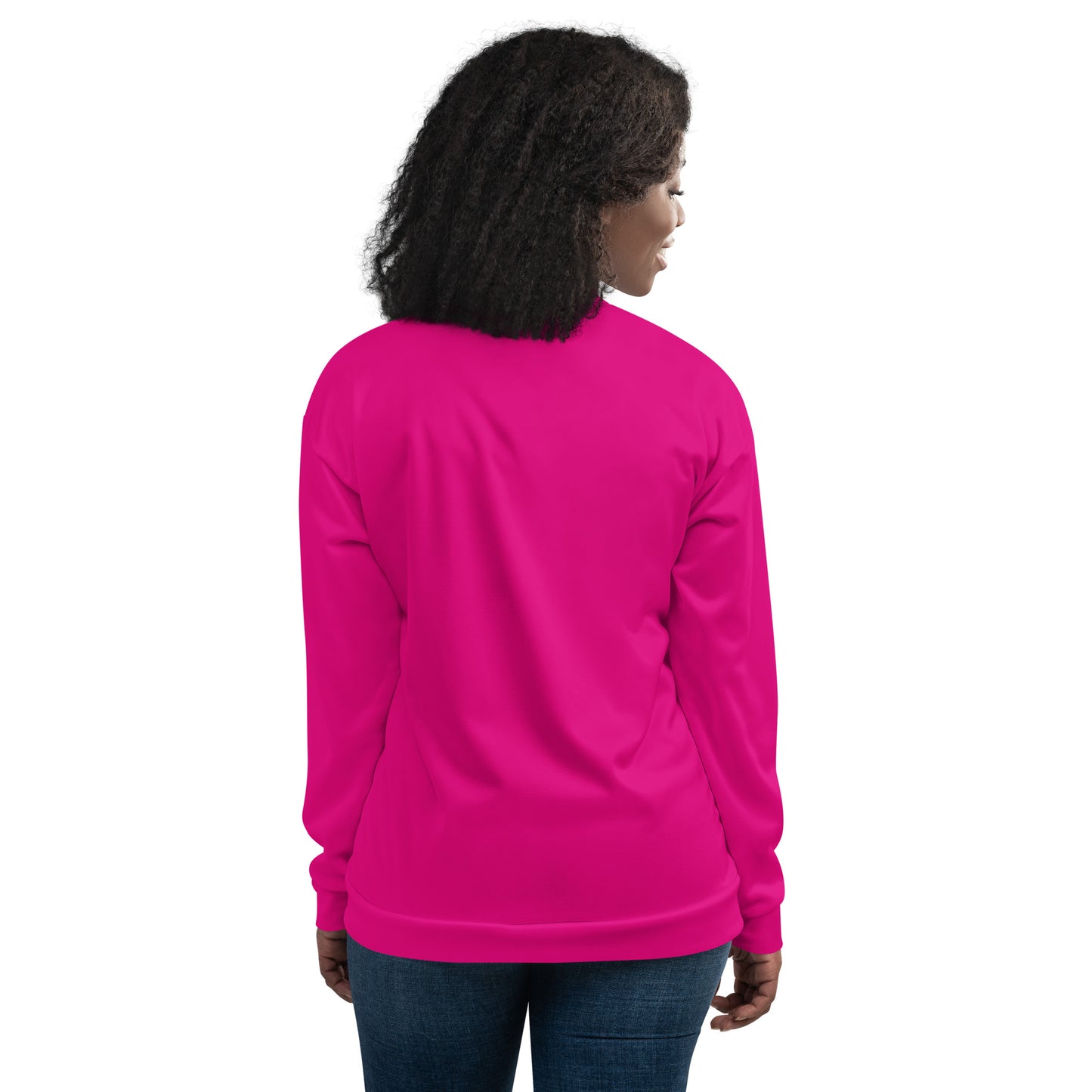 Elegante Unisex Bomber Jacket (Pink)