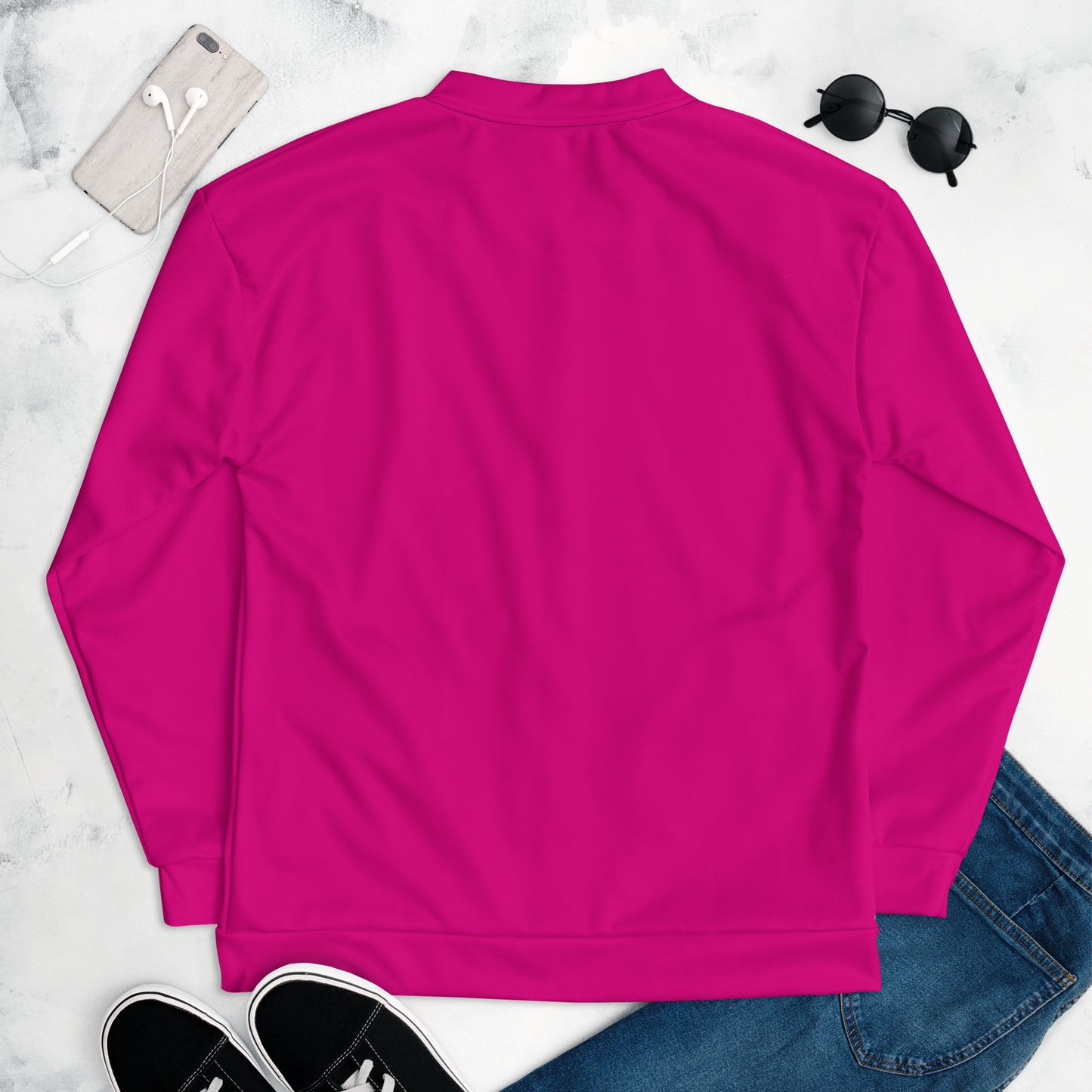 Elegante Unisex Bomber Jacket (Pink)