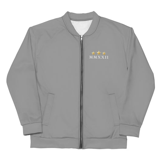 Emporium Unisex Bomber Jacket (Gray)