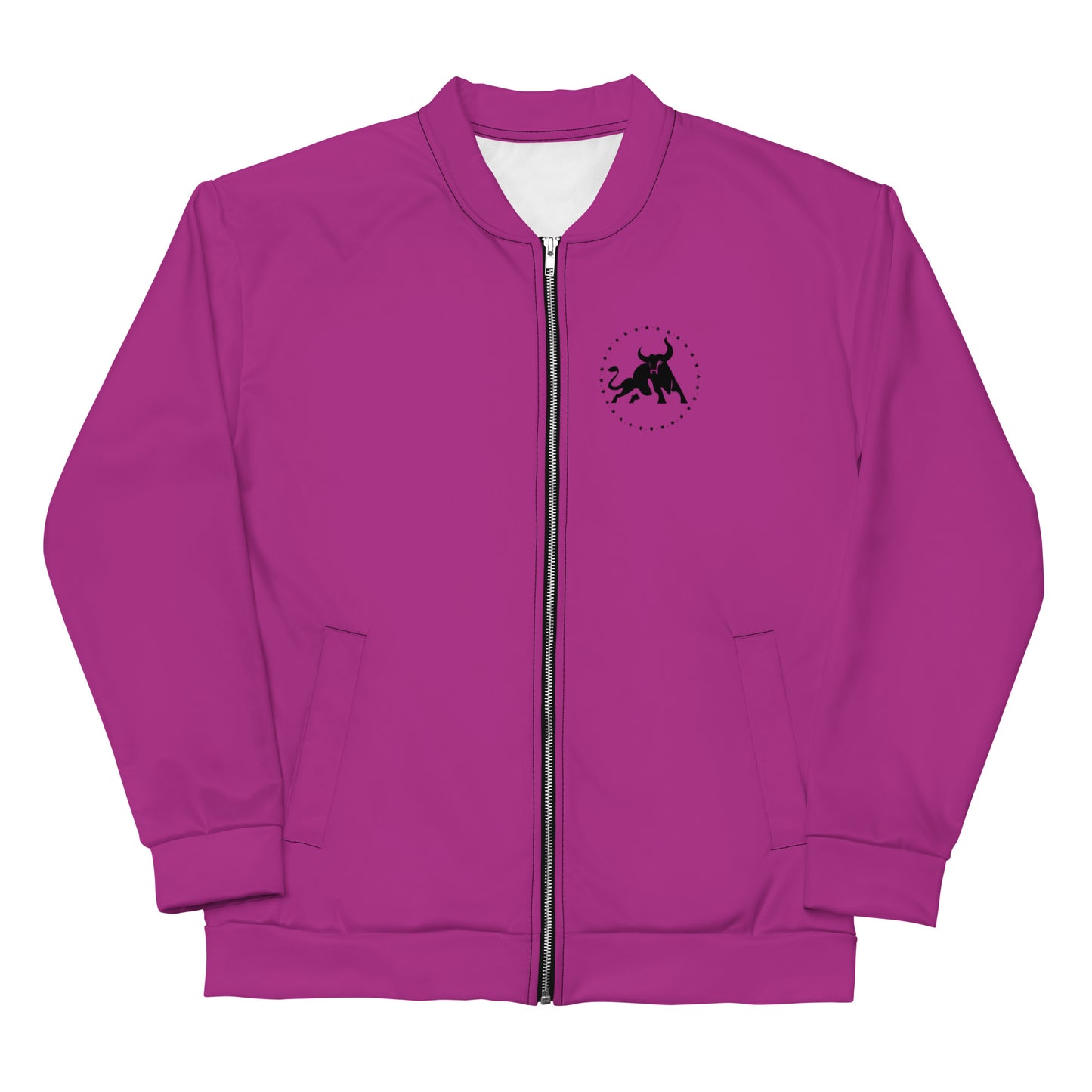 Logo Unisex Bomber Jacket (Purple)