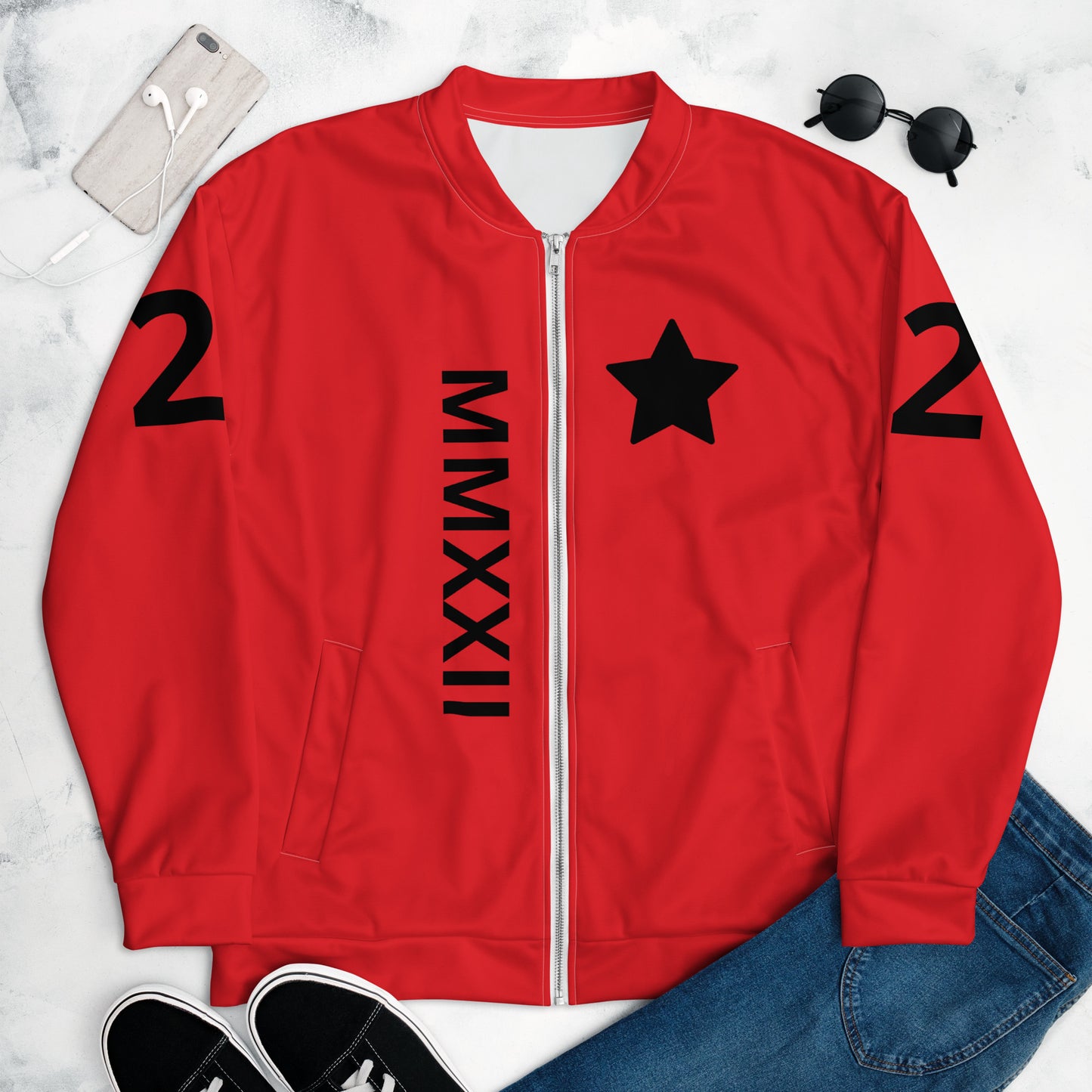 Logo MMXXII Unisex Bomber Jacket