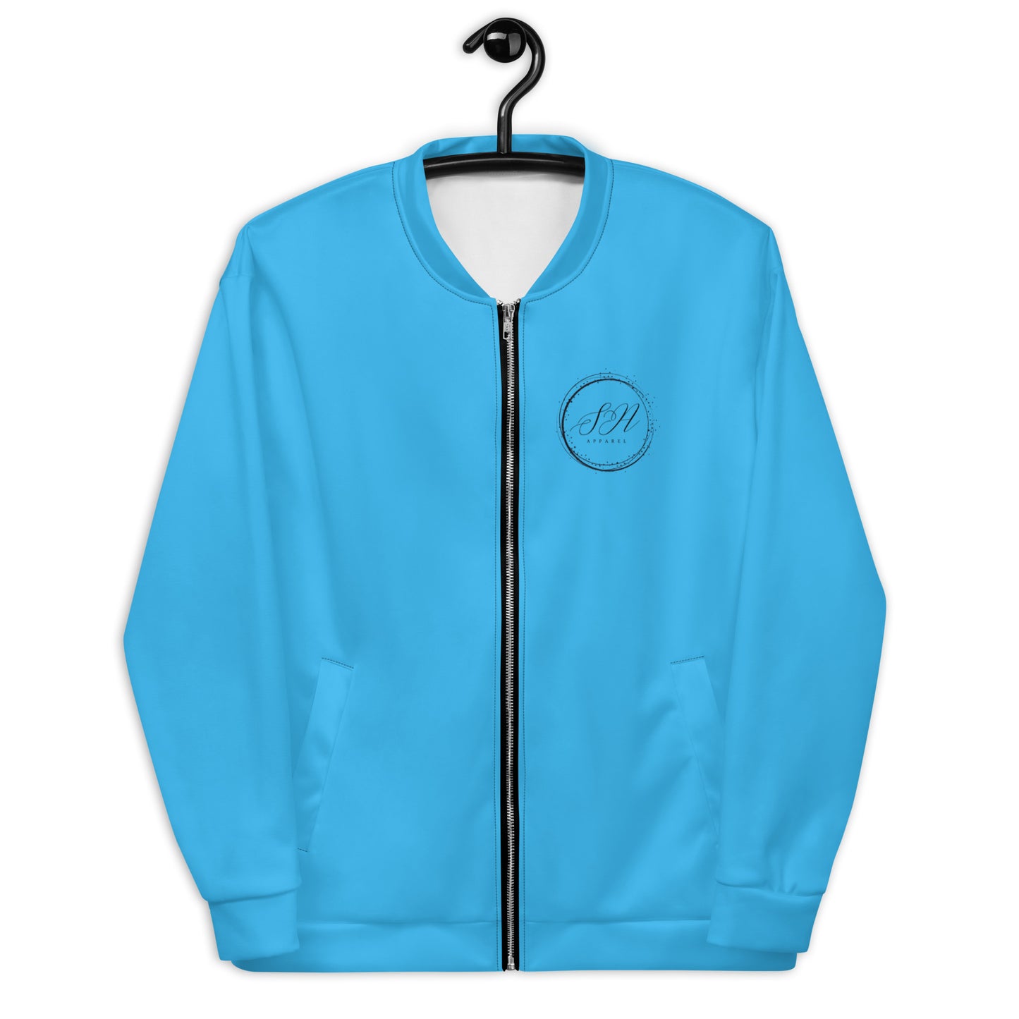 Elegante Unisex Bomber Jacket (Light Blue)