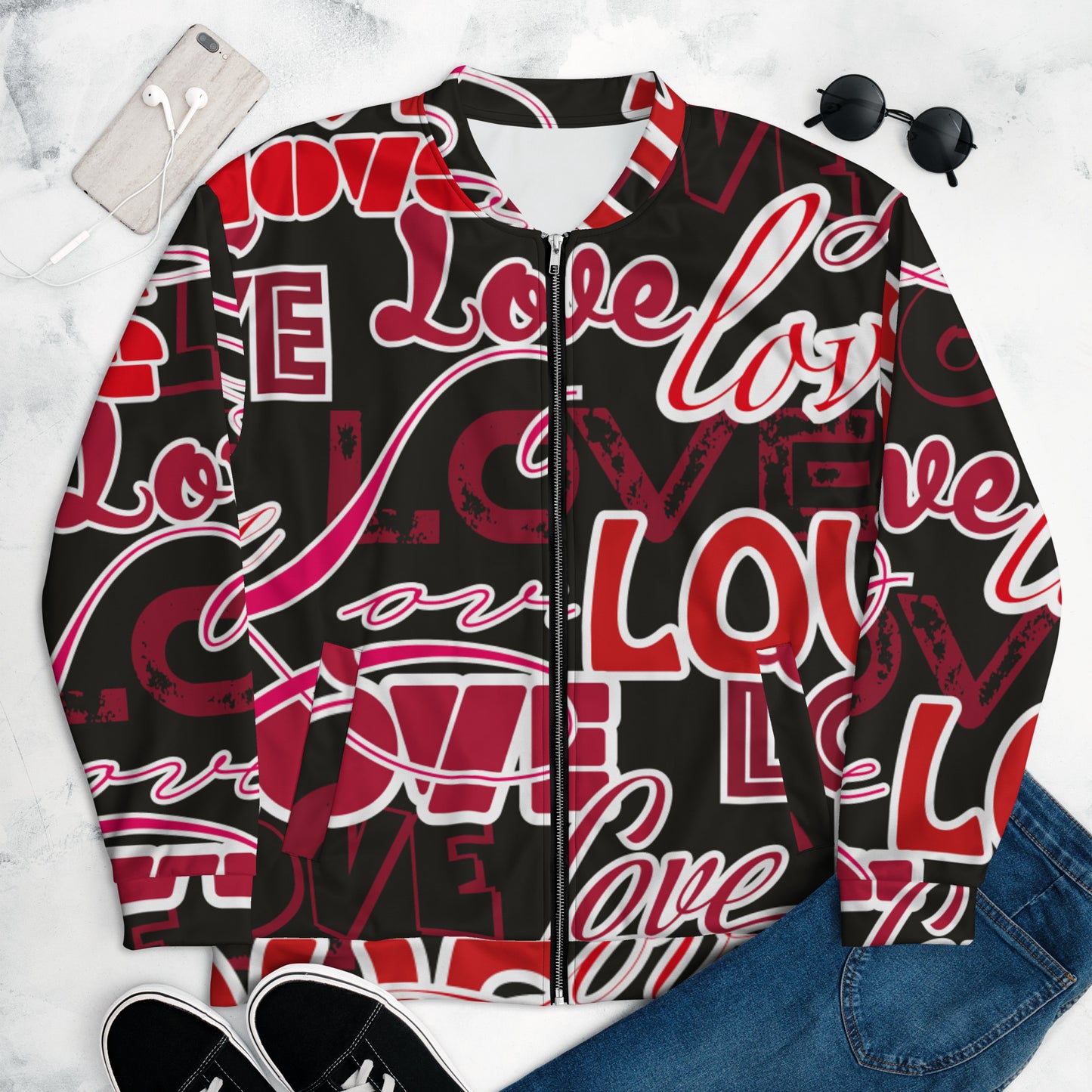 Love Unisex Bomber Jacket