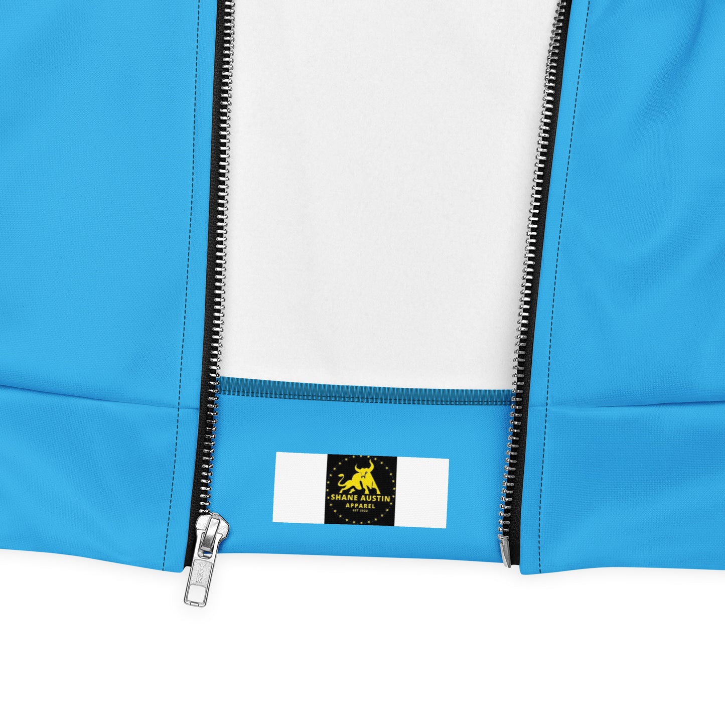 Elegante Unisex Bomber Jacket (Light Blue)