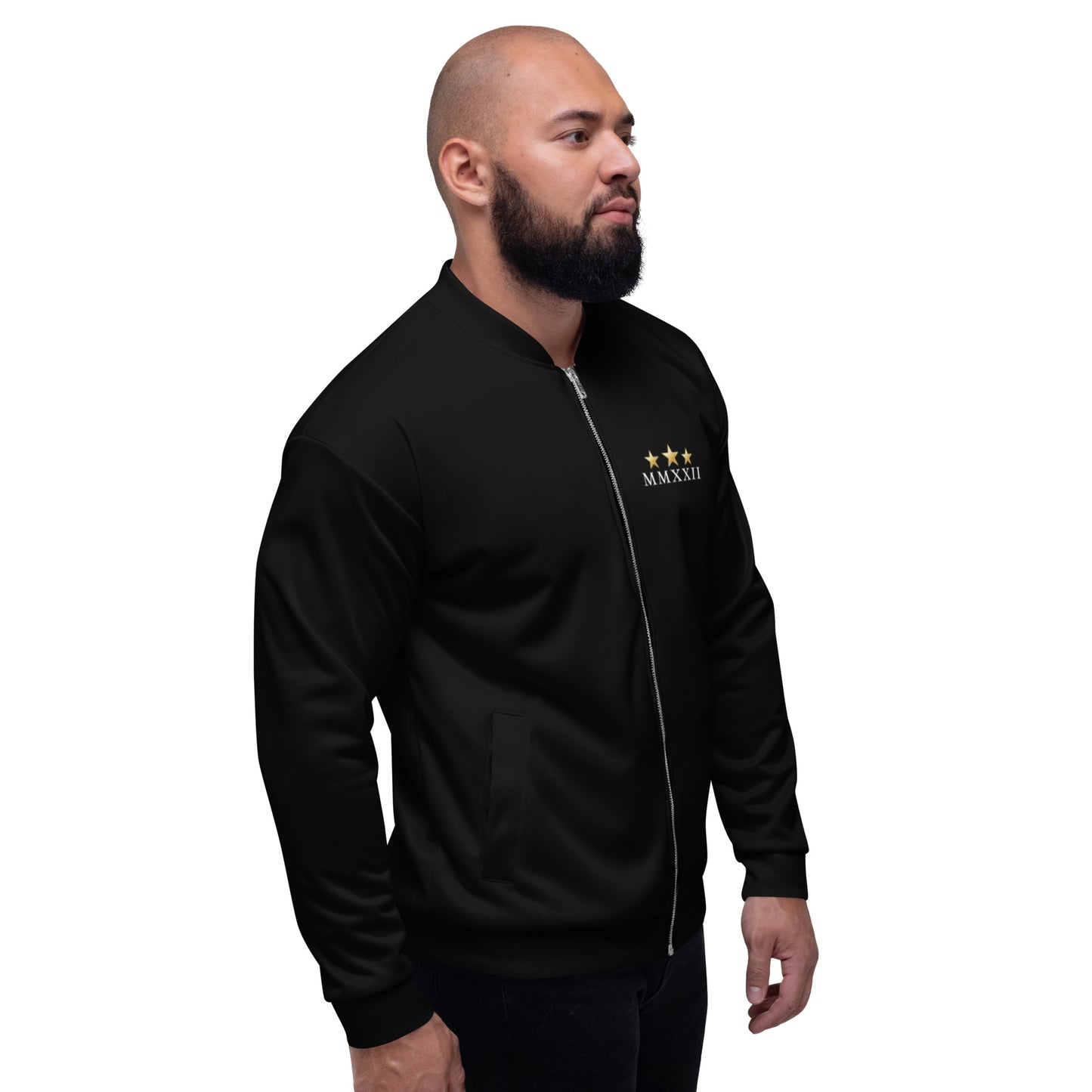 Emporium Unisex Bomber Jacket (Black)