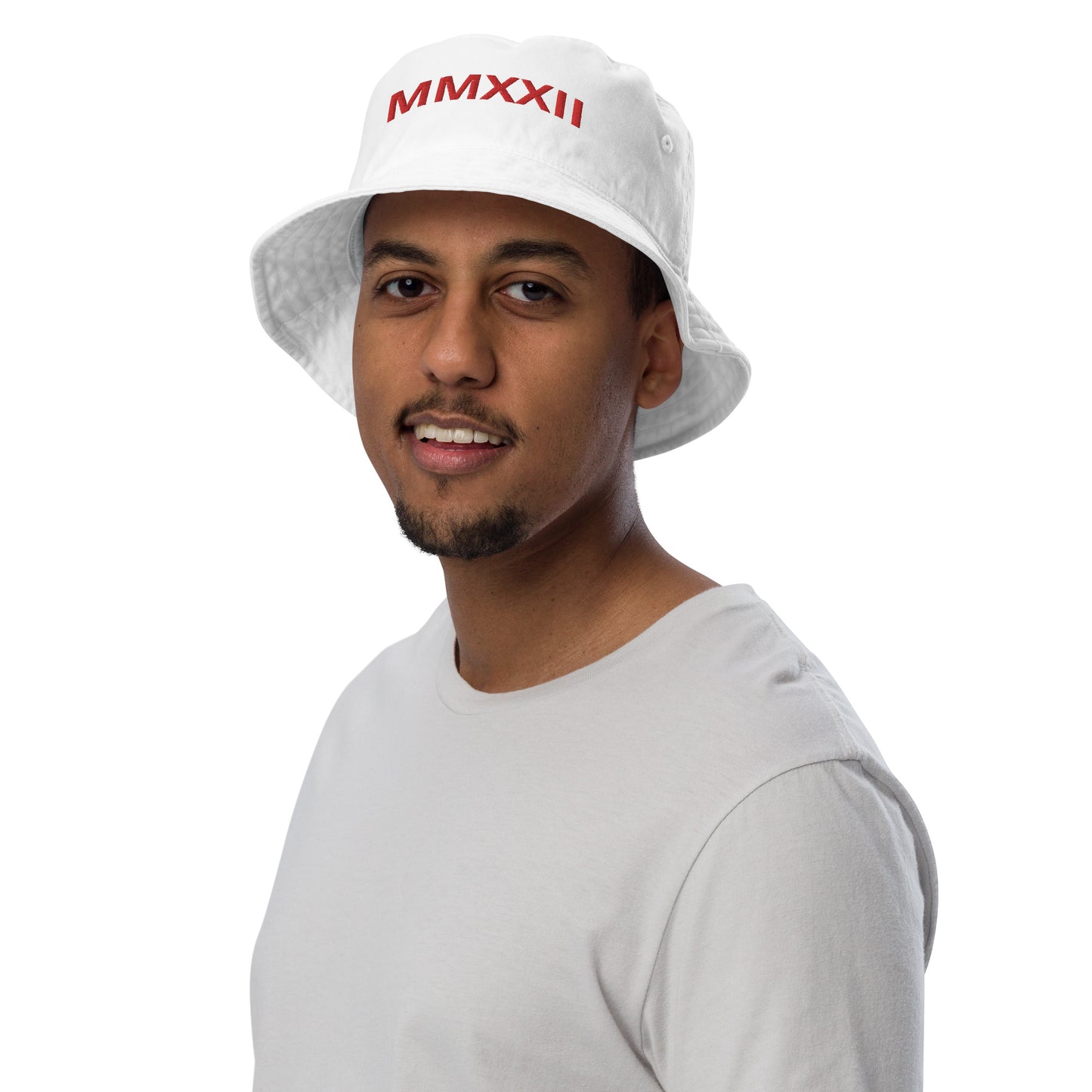 MMXXII Men's (Red) Organic bucket hat