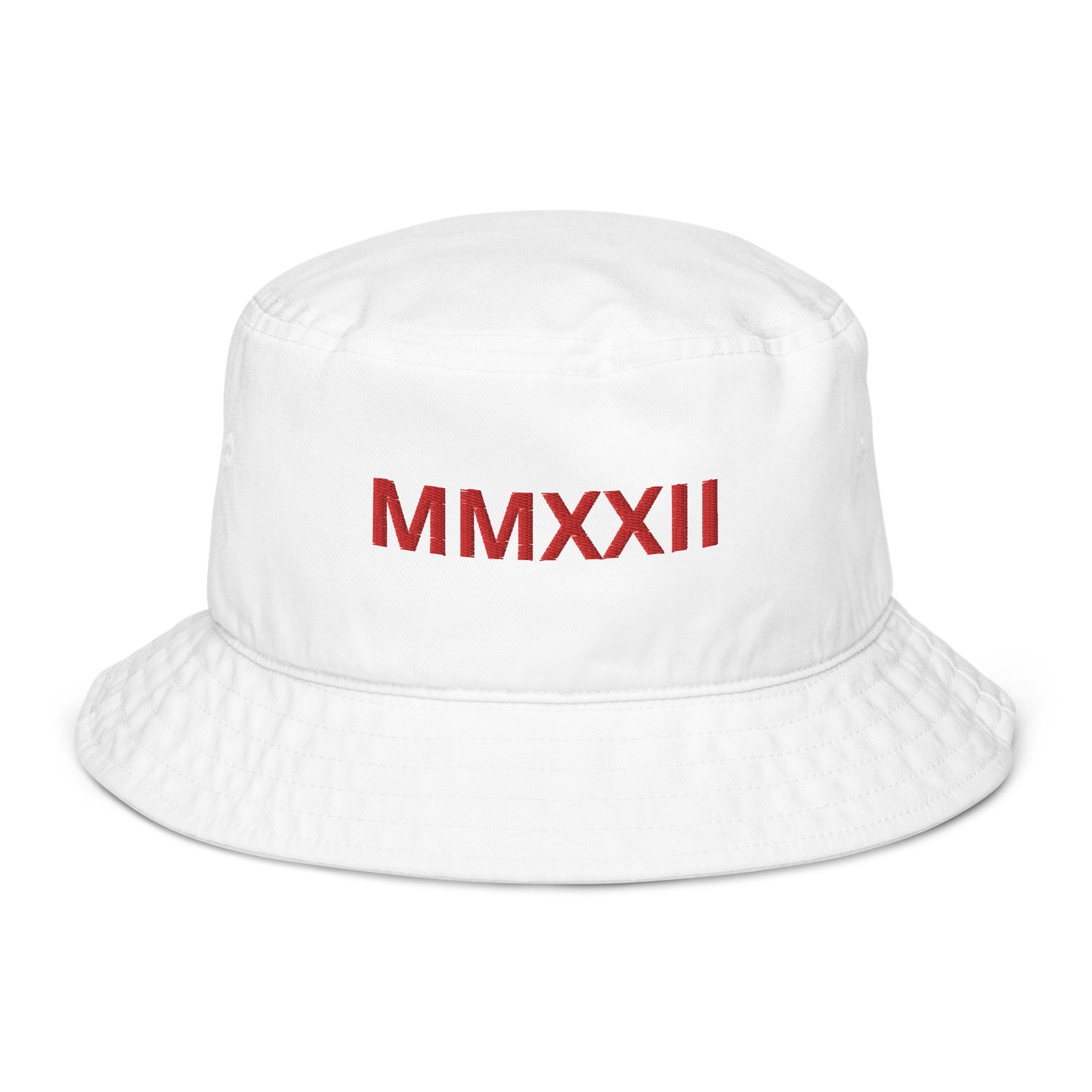 MMXXII Men's (Red) Organic bucket hat