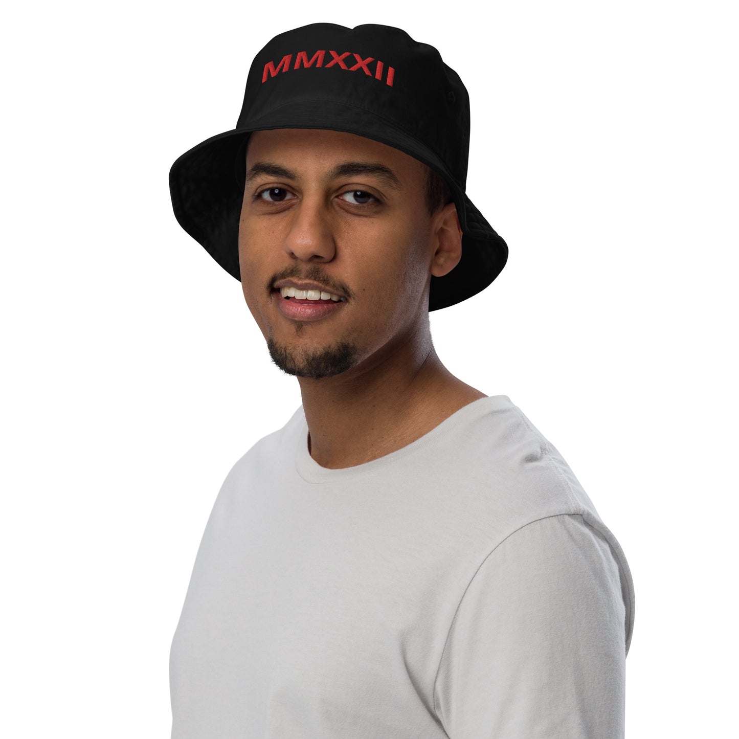 MMXXII Men's (Red) Organic bucket hat