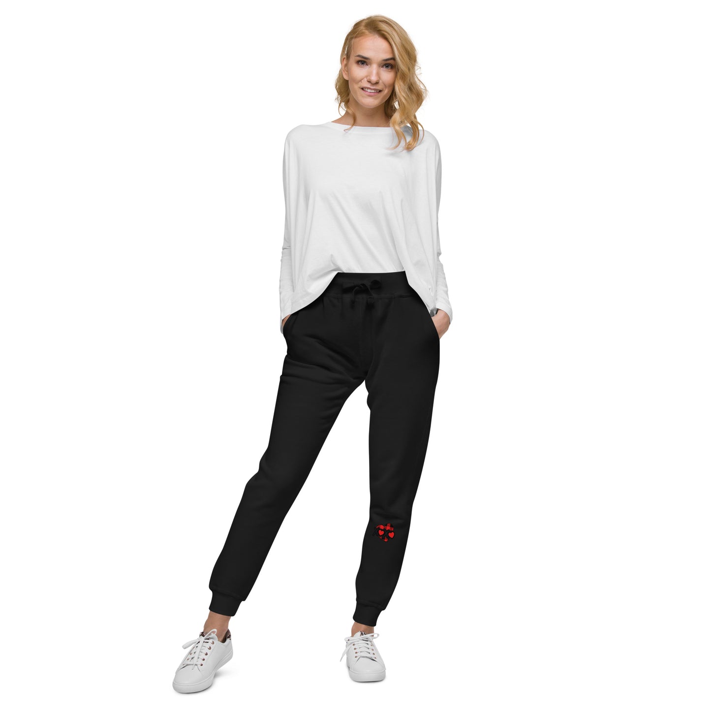 Women's "XOXO Love" fleece sweatpants