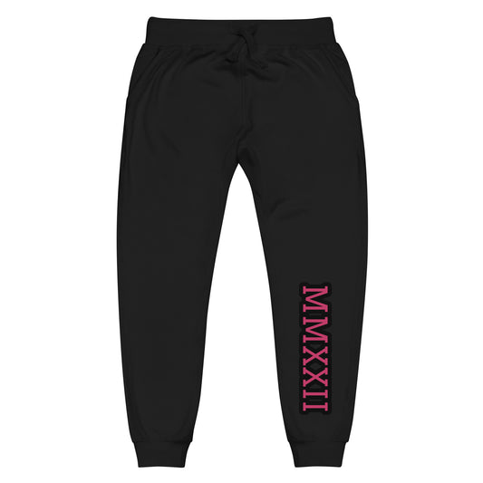 MMXXII Unisex fleece sweatpants (Pink)