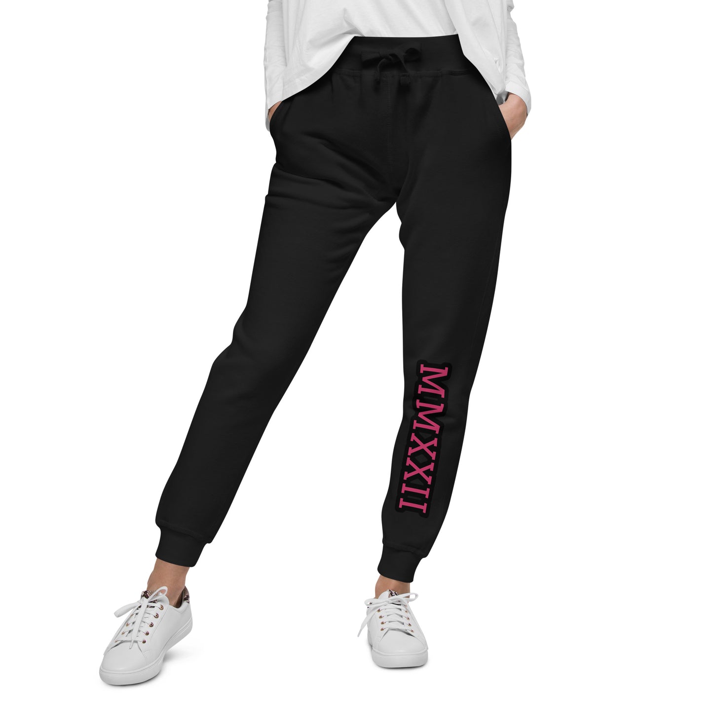 MMXXII Unisex fleece sweatpants (Pink)