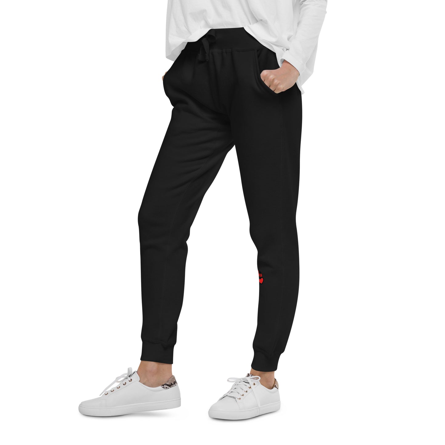 Women's "XOXO Love" fleece sweatpants