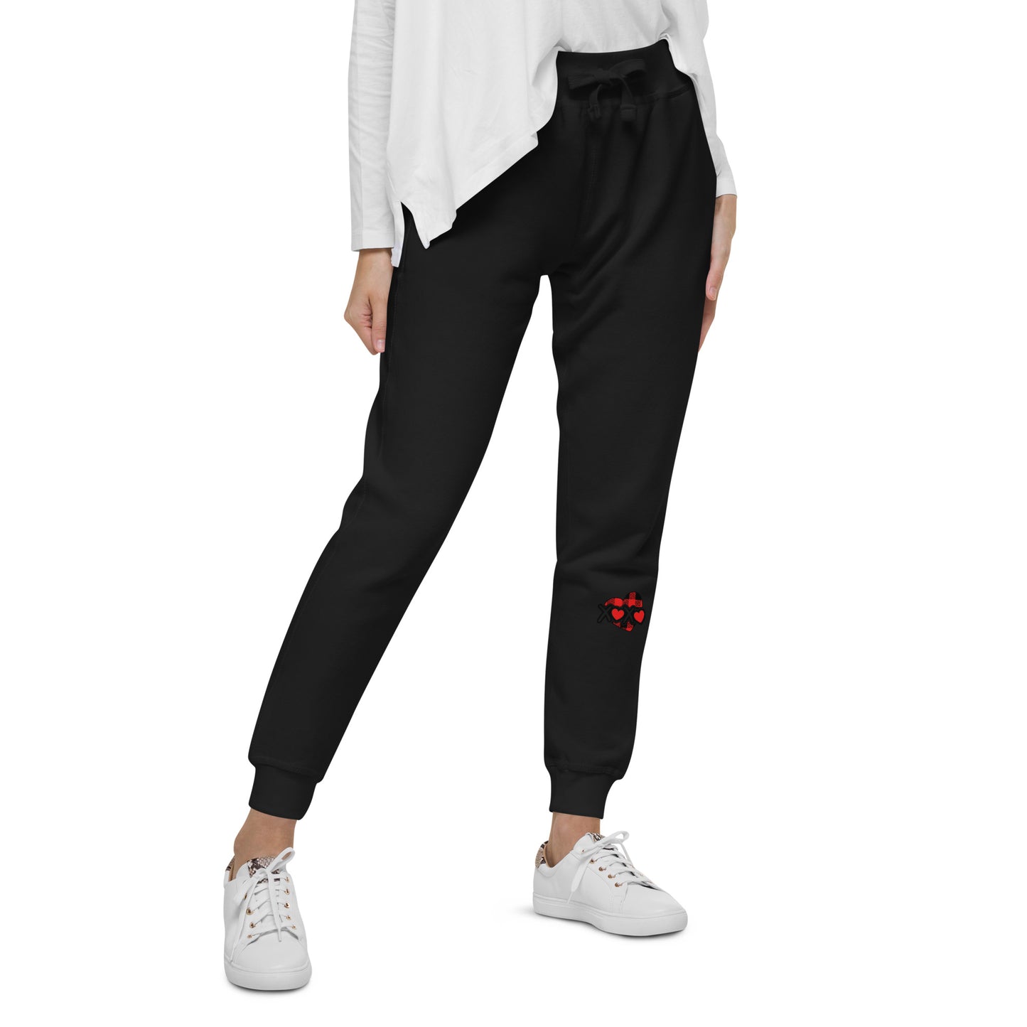 Women's "XOXO Love" fleece sweatpants