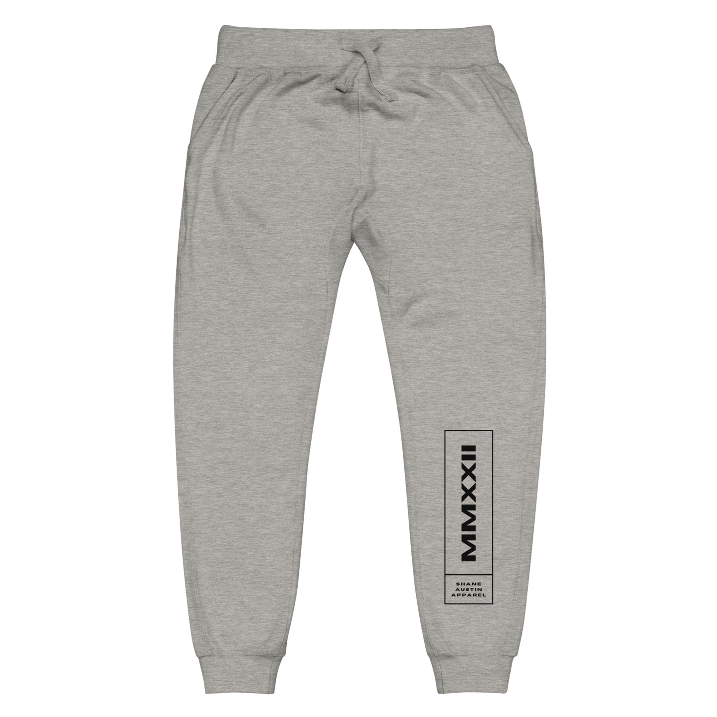 MMXXII Unisex fleece sweatpants (Black)