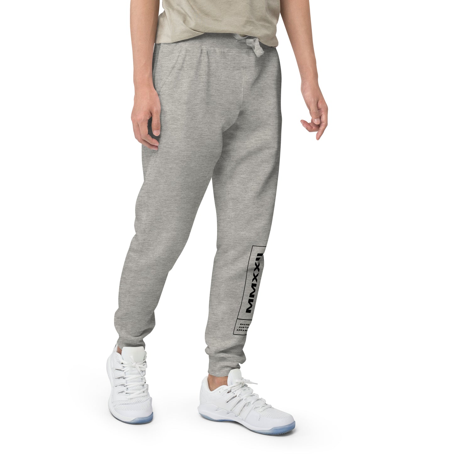 MMXXII Unisex fleece sweatpants (Black)