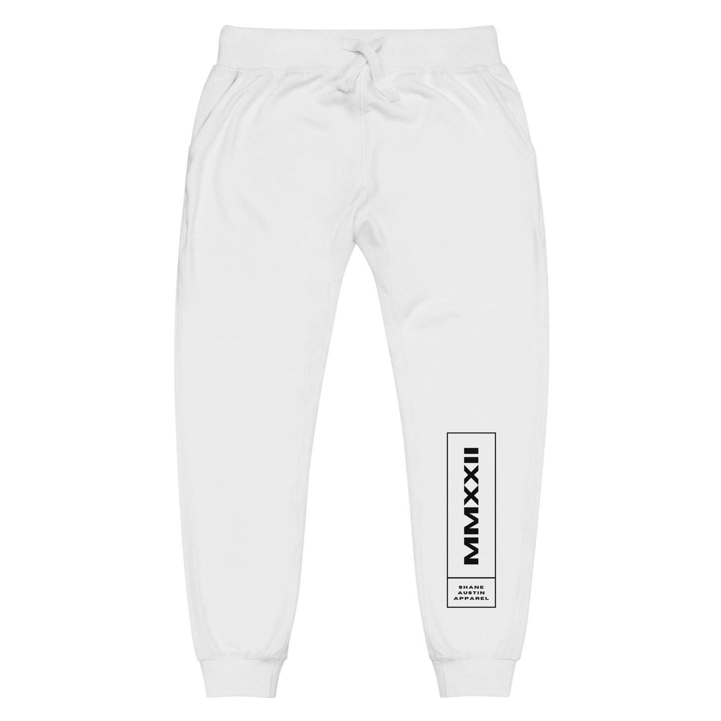 MMXXII Unisex fleece sweatpants (Black)