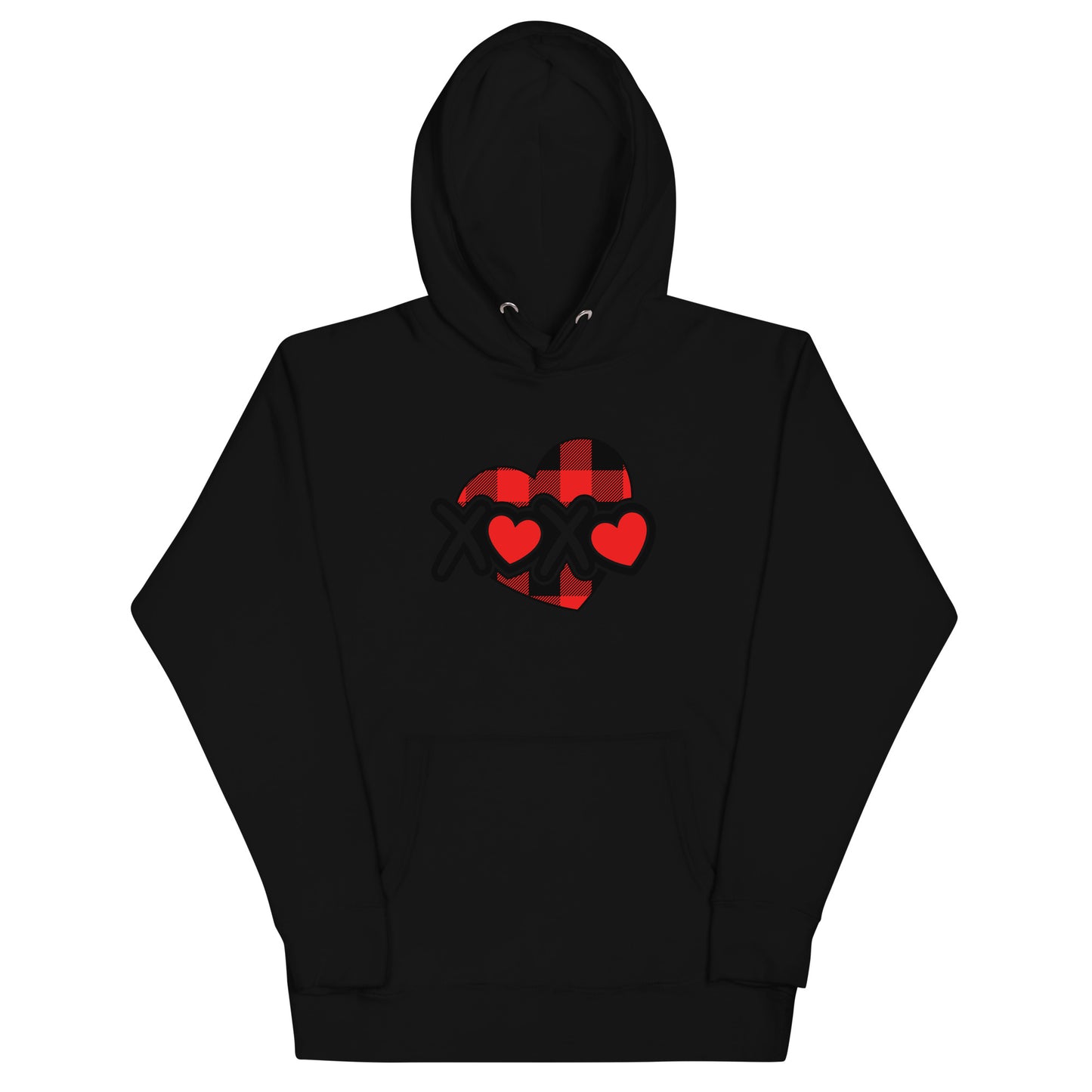 Plaid Heart Unisex Hoodie