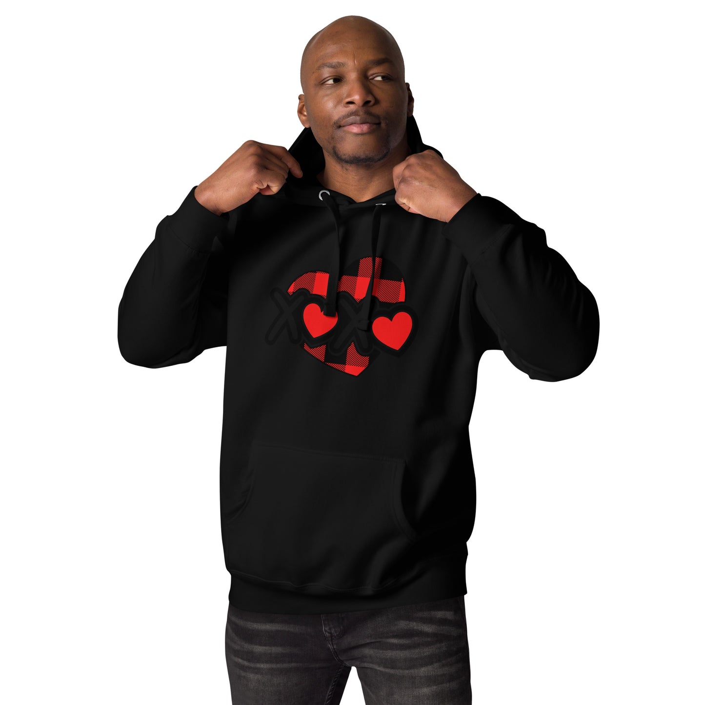 Plaid Heart Unisex Hoodie