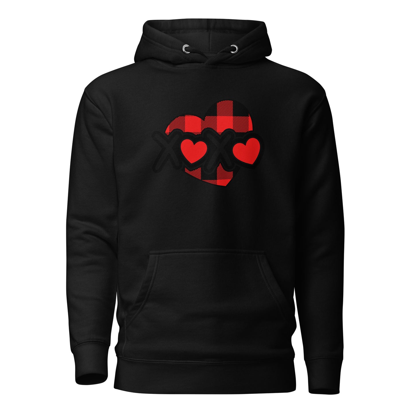 Plaid Heart Unisex Hoodie