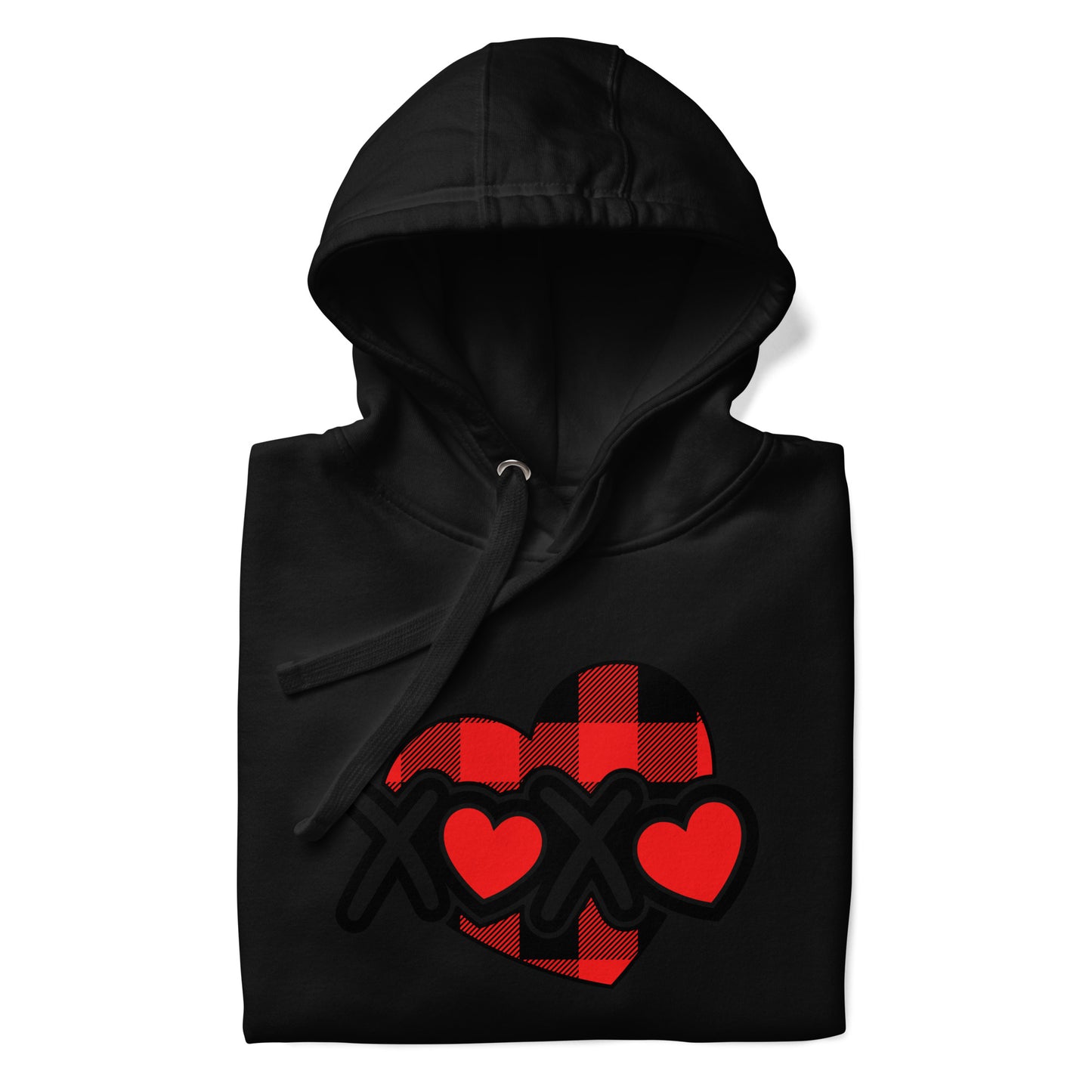 Plaid Heart Unisex Hoodie