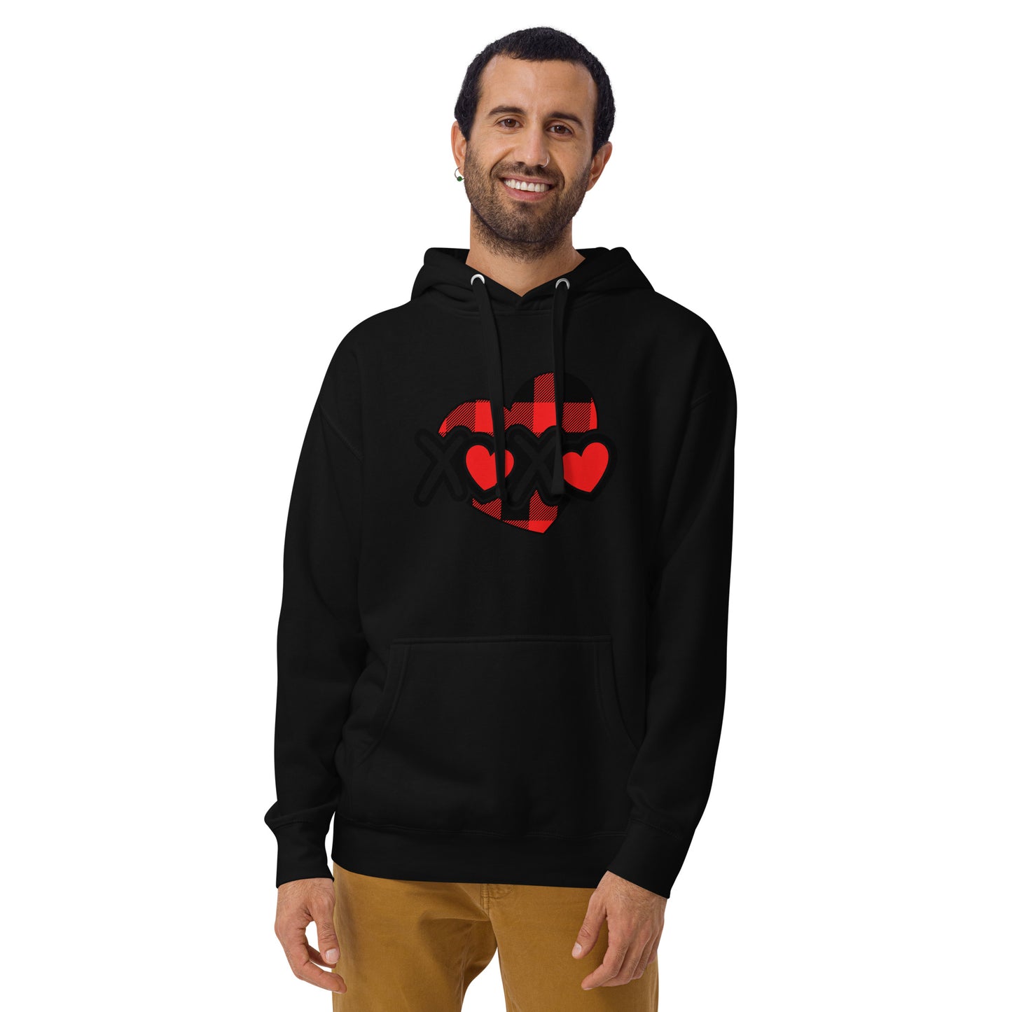 Plaid Heart Unisex Hoodie