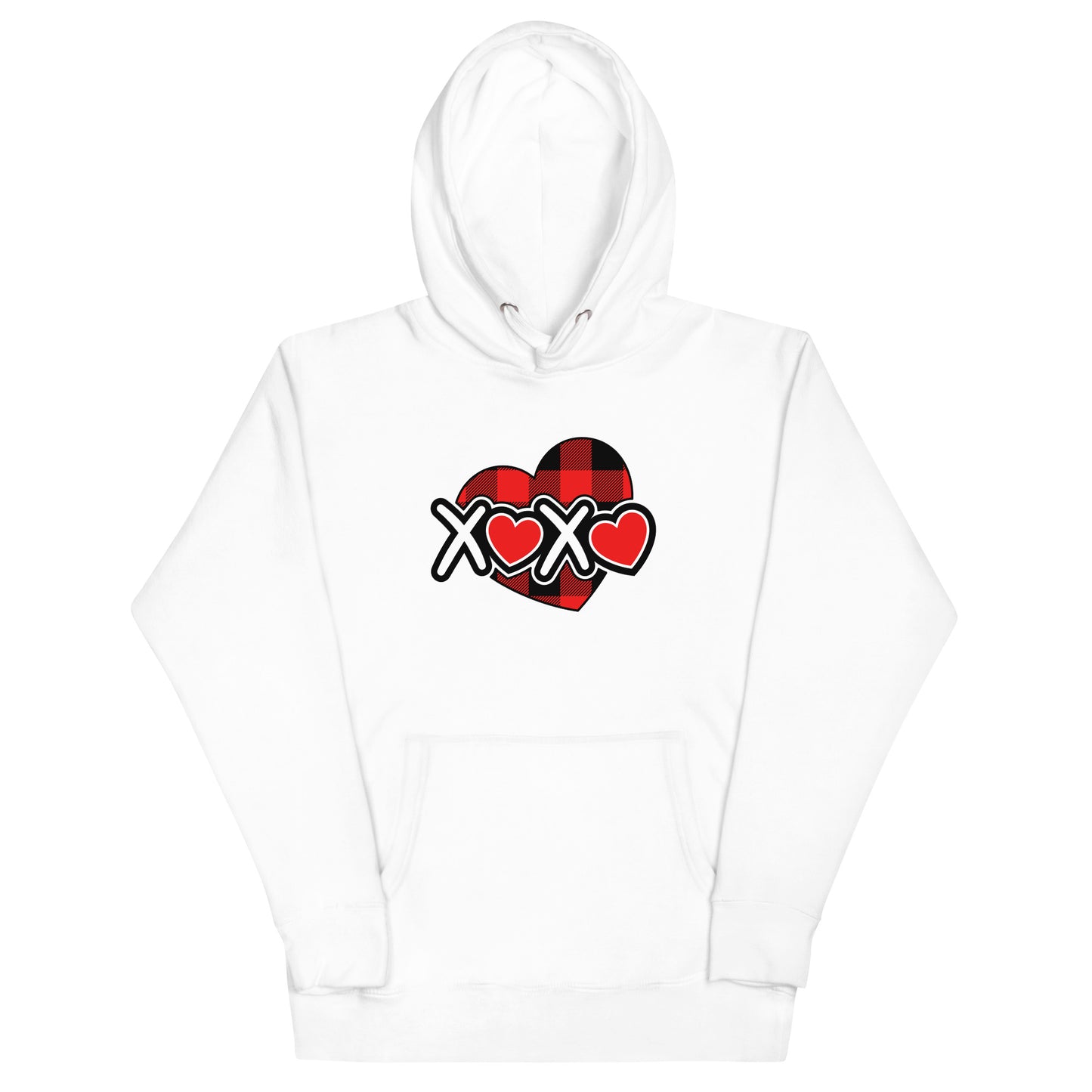 Plaid Heart Unisex Hoodie