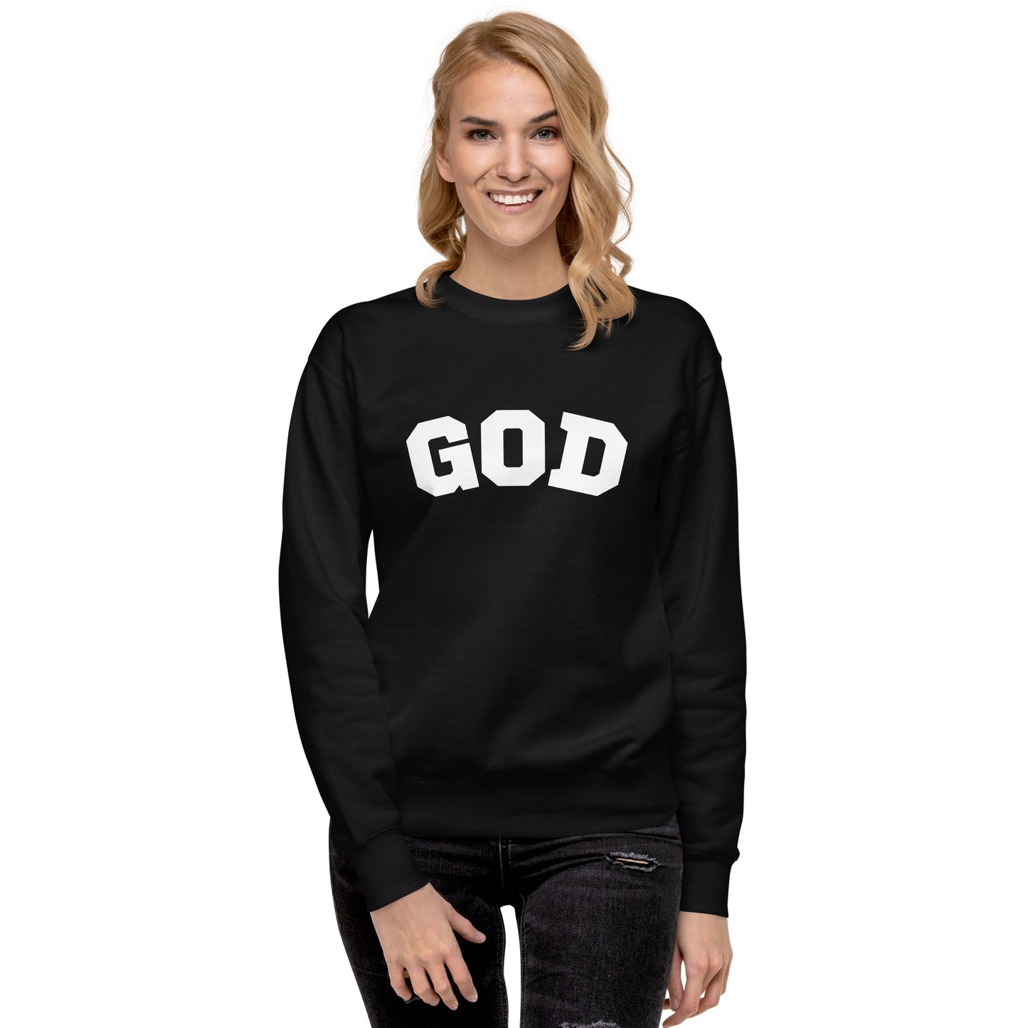 "God" Unisex Premium Sweatshirt