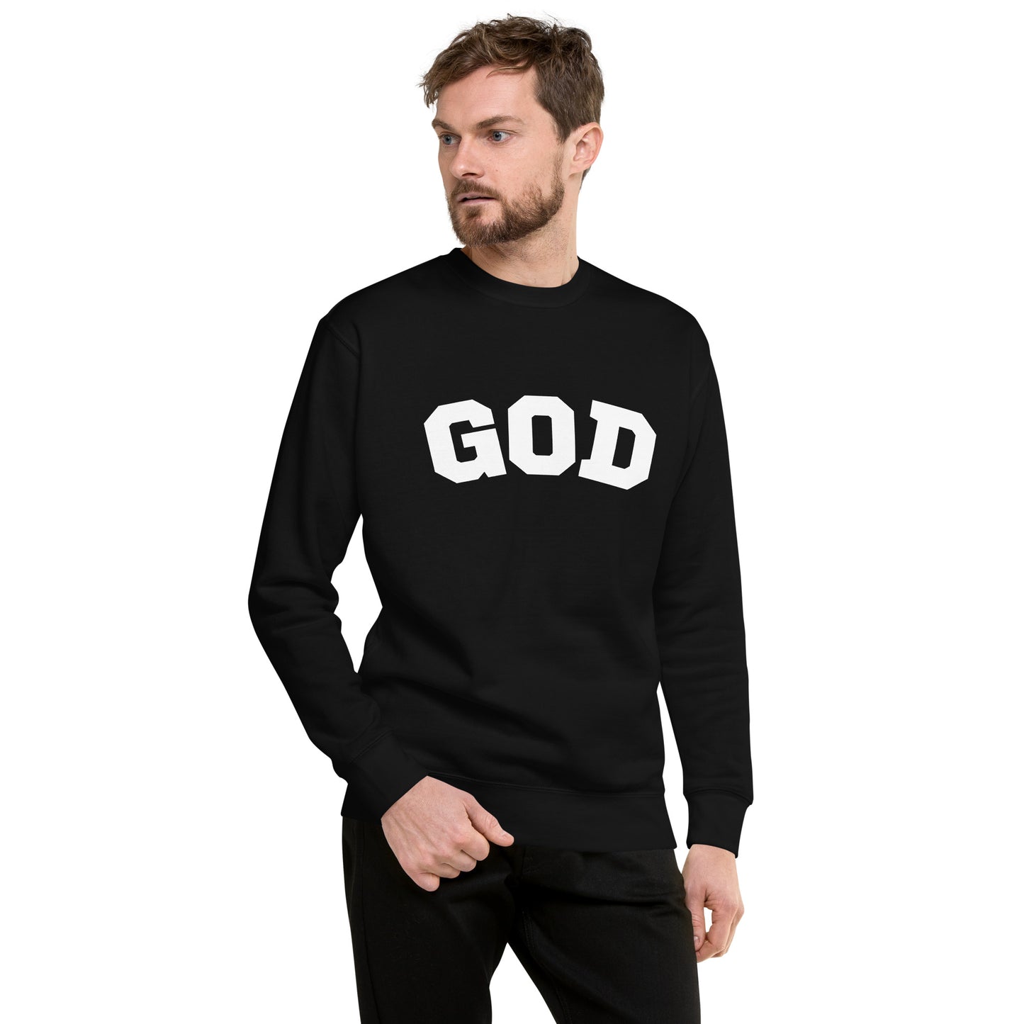 "God" Unisex Premium Sweatshirt