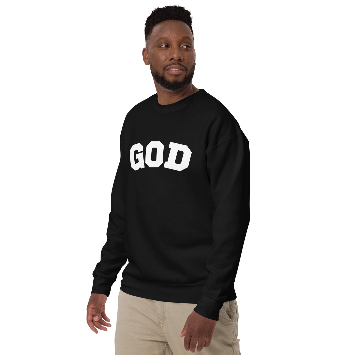 "God" Unisex Premium Sweatshirt