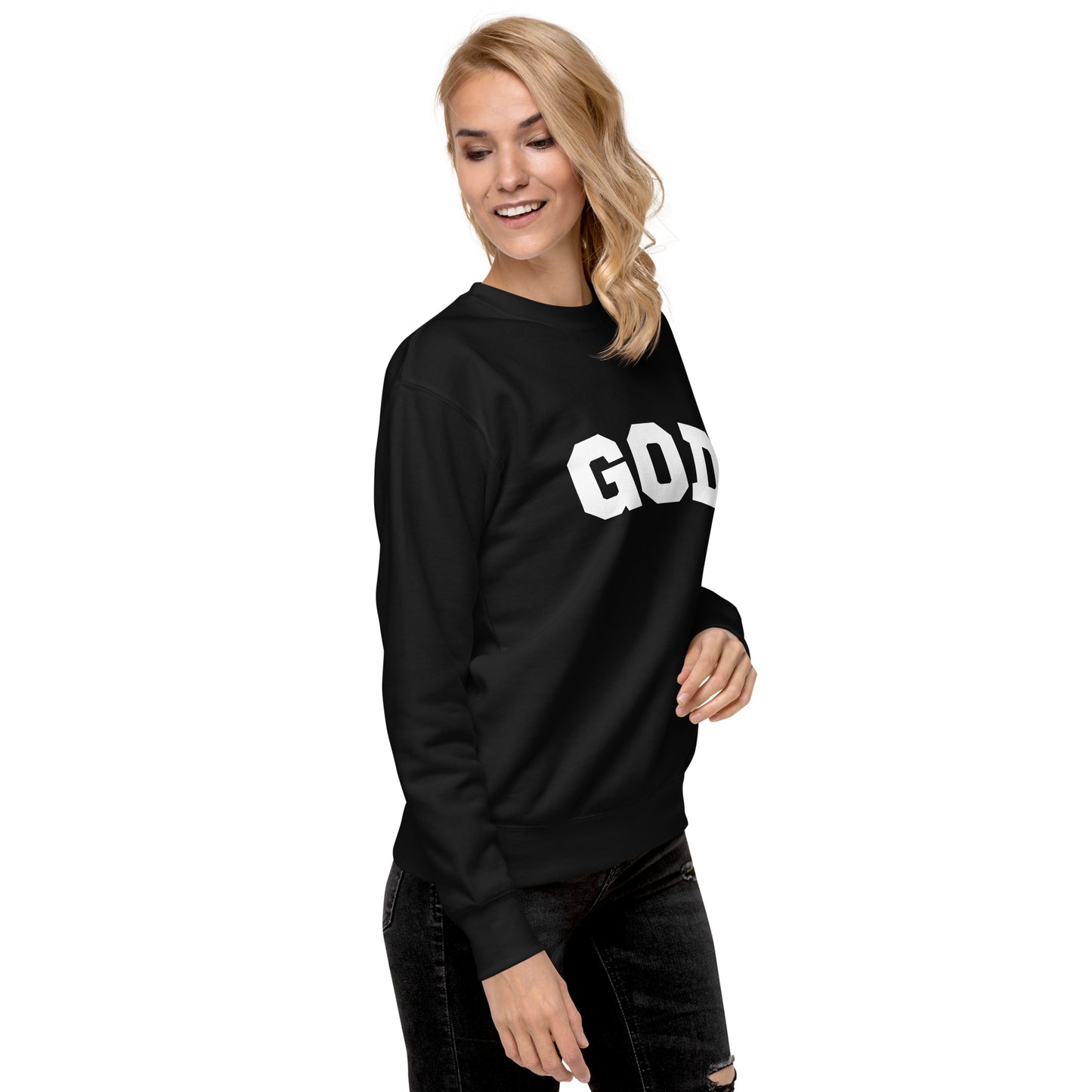 "God" Unisex Premium Sweatshirt