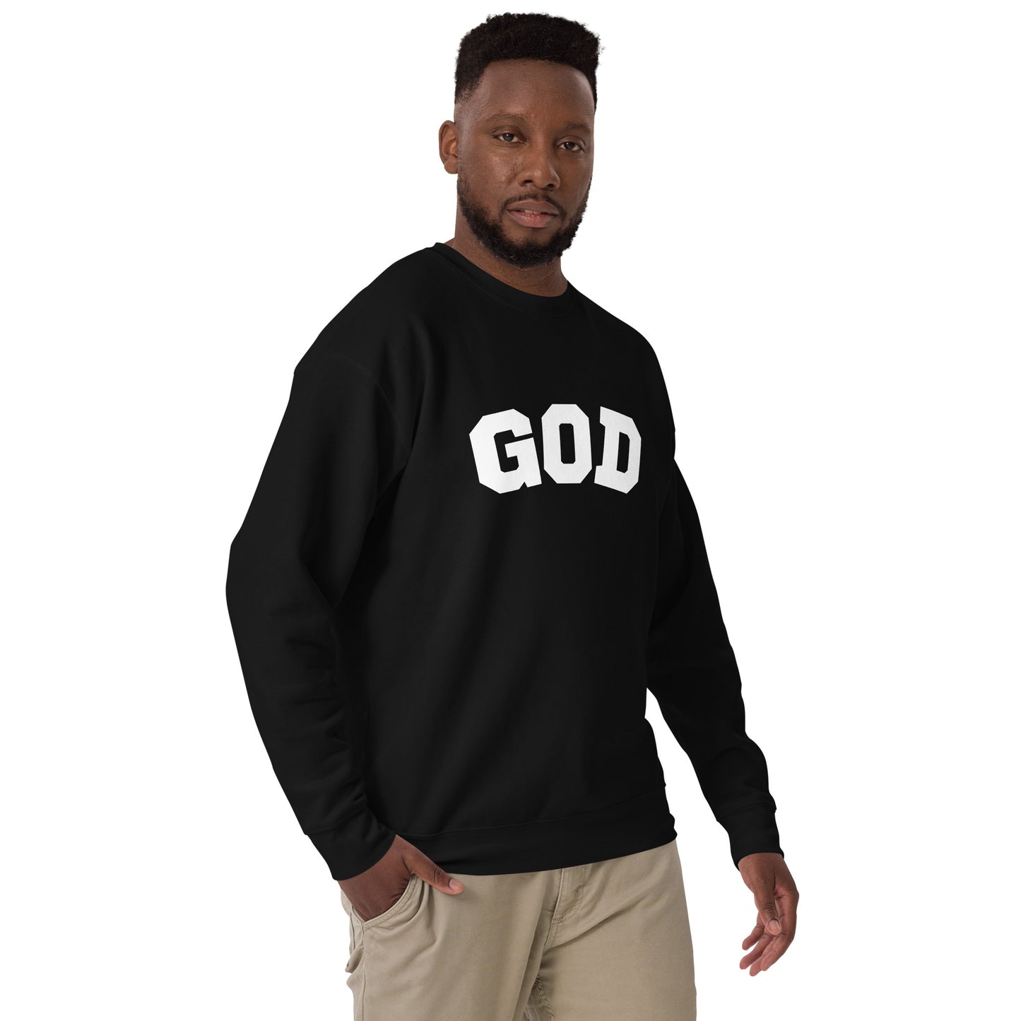 "God" Unisex Premium Sweatshirt