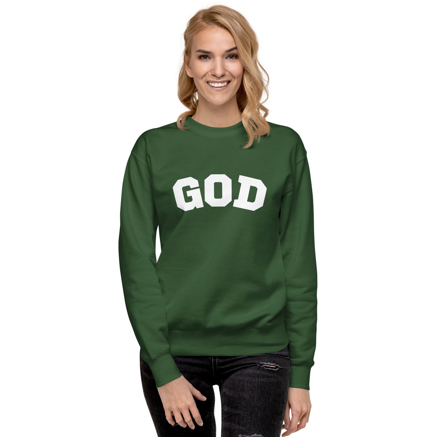 "God" Unisex Premium Sweatshirt