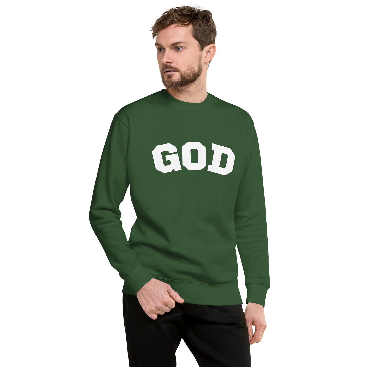 "God" Unisex Premium Sweatshirt