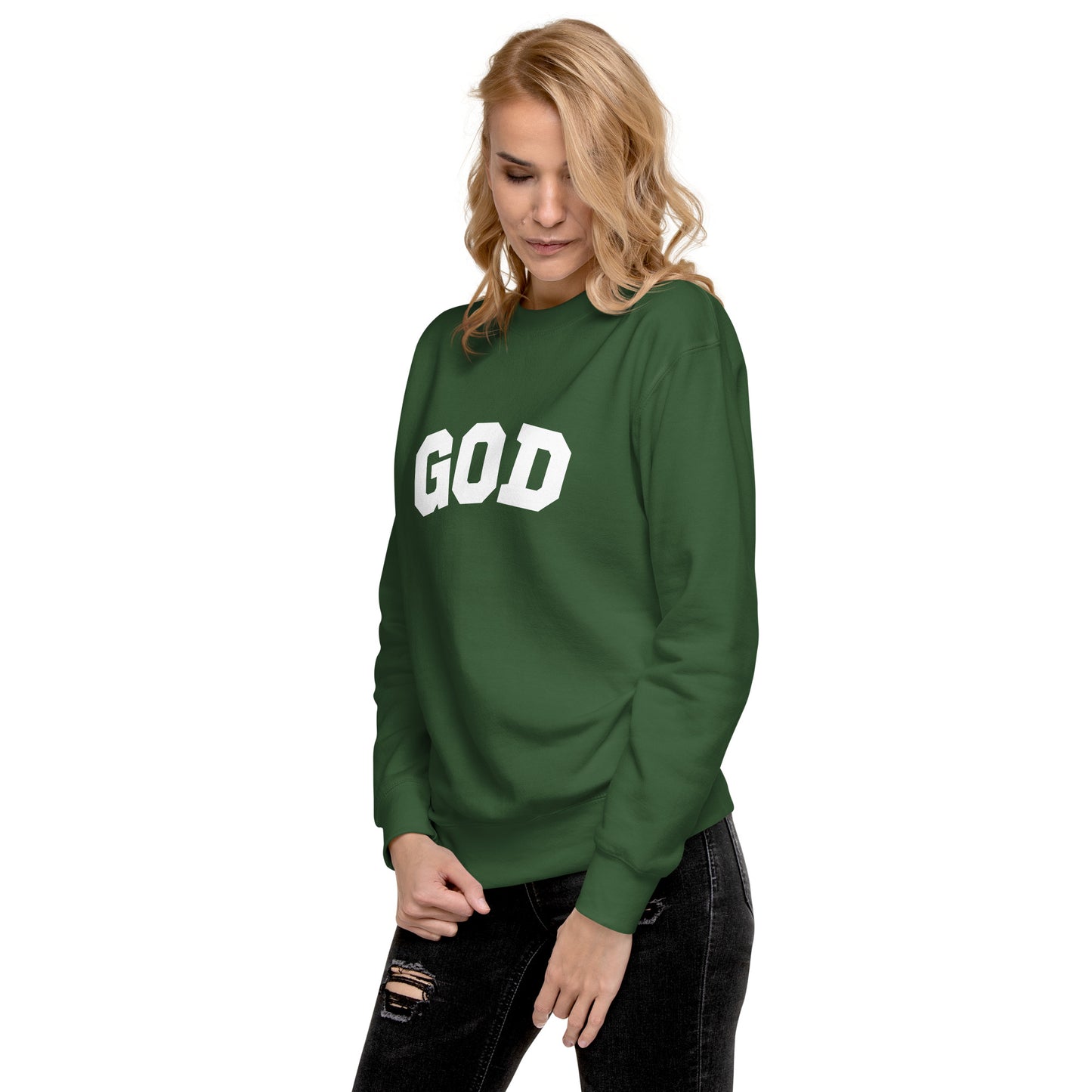 "God" Unisex Premium Sweatshirt